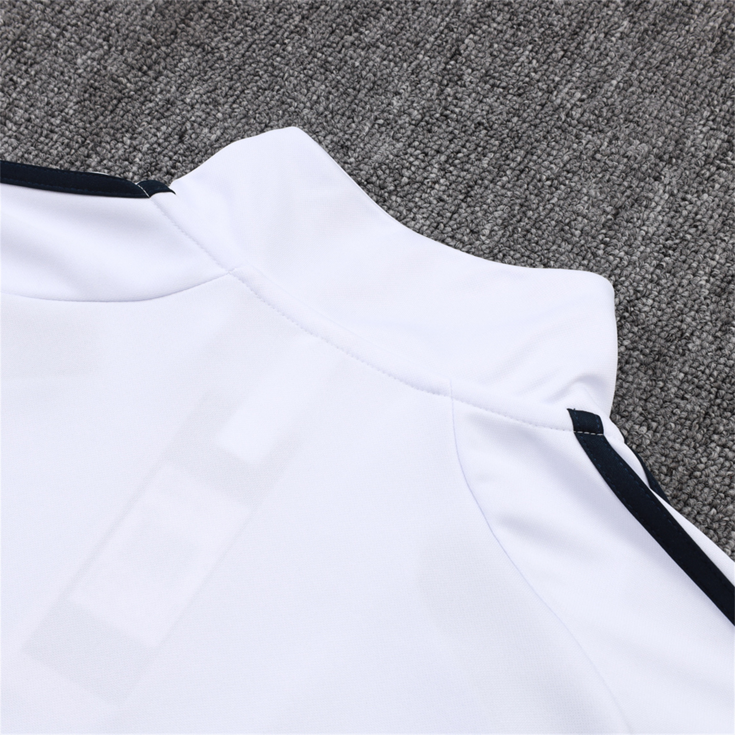 AlphaJersey-Real Madrid 25-26 Jacket Training Tracksuit - White Throwback Jackets & Black Pants