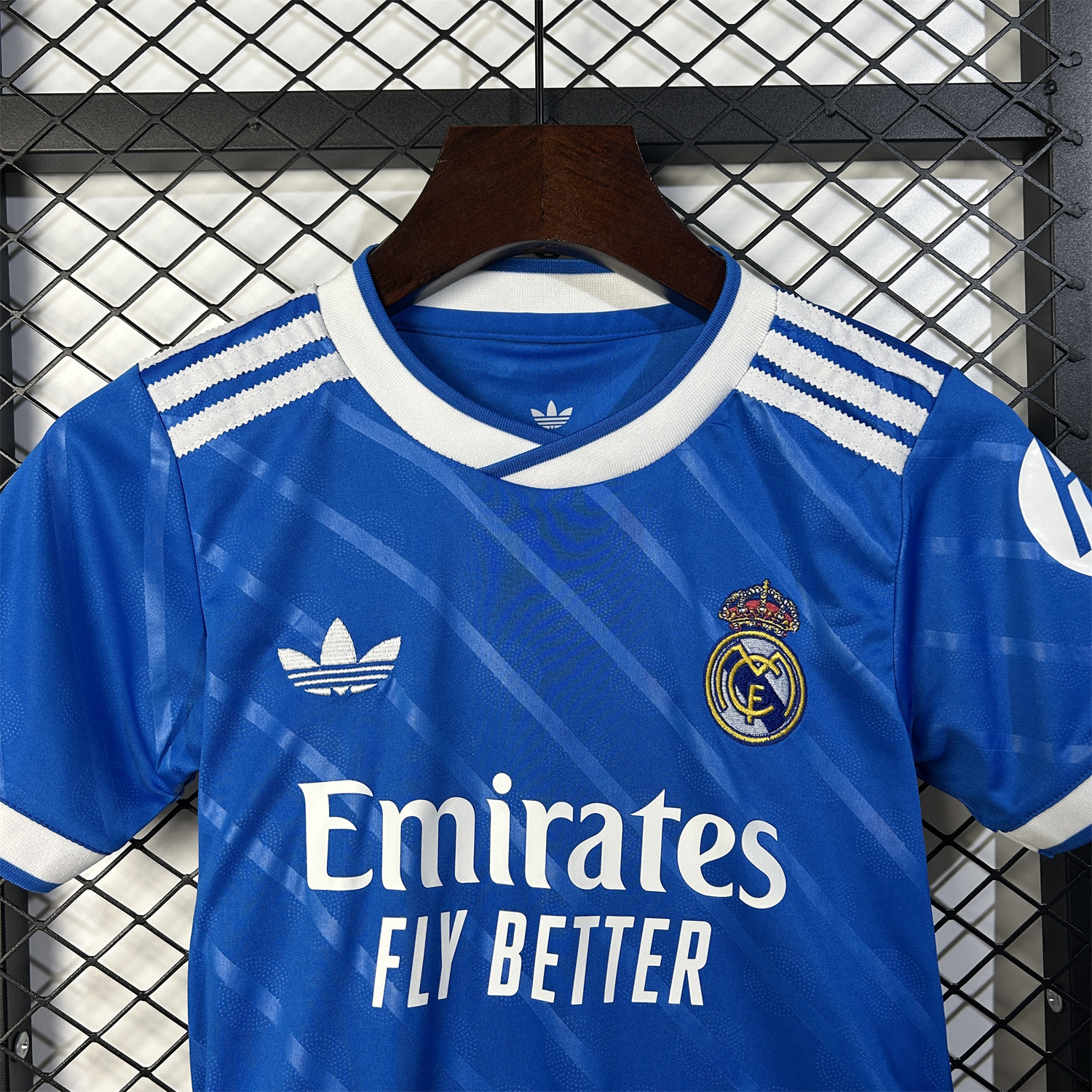 AlphaJersey-Real Madrid 25-26 Third Blue Kids Kit
