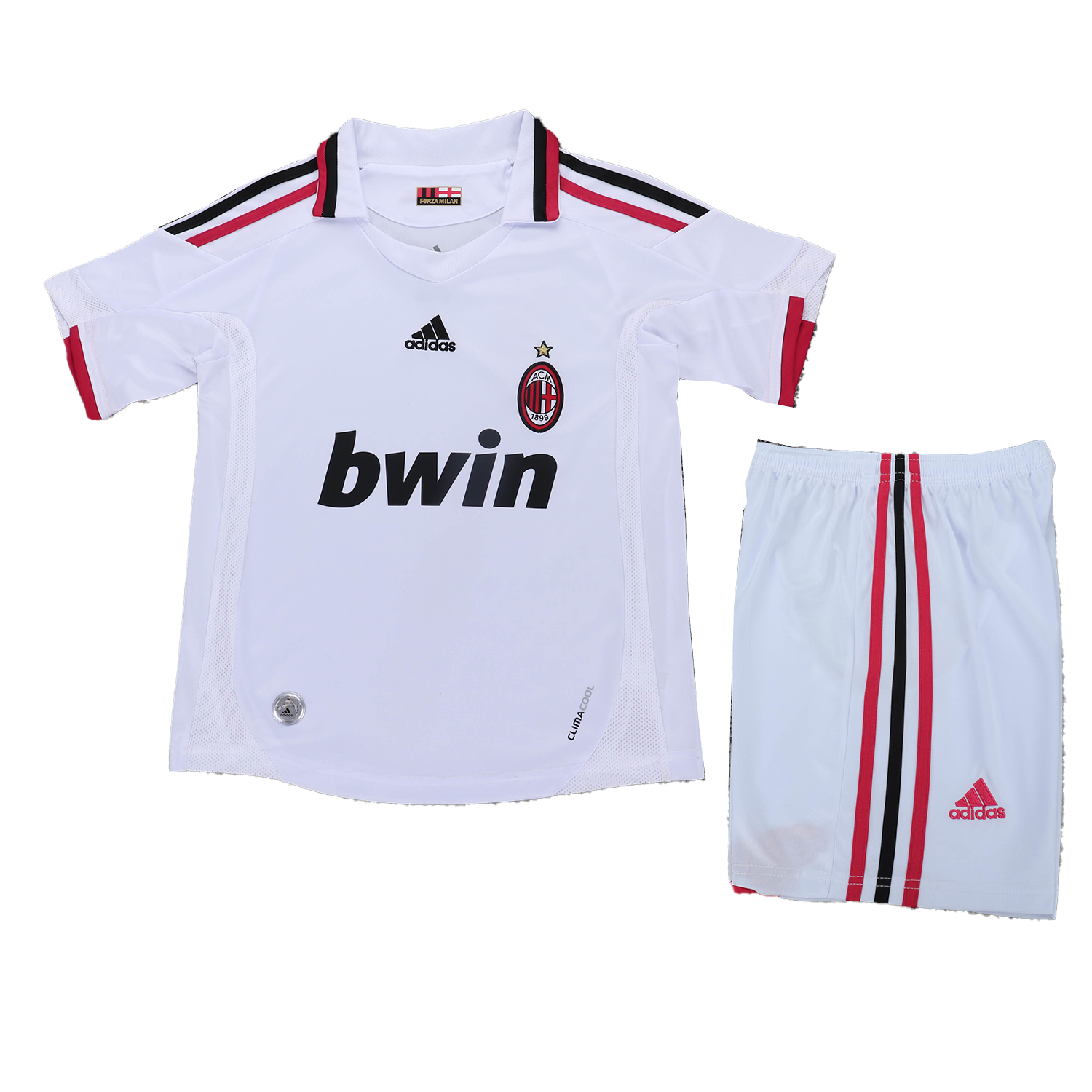 AlphaJersey-Retro AC Milan 2009-10 Away White Kids Kit