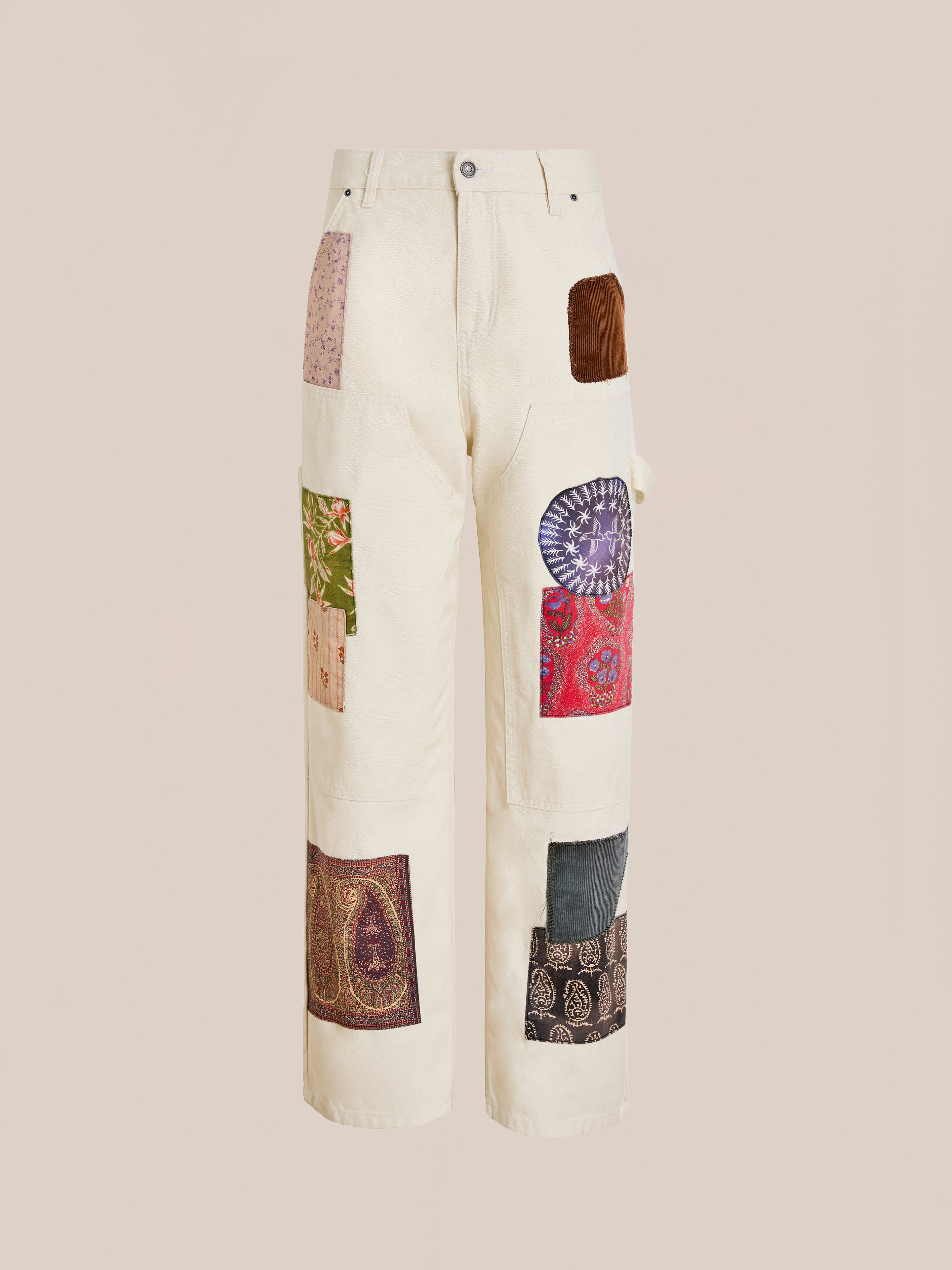 Tapestry Carpenter Canvas Pants | Modern Menswear by yycbvcnbmmnbm