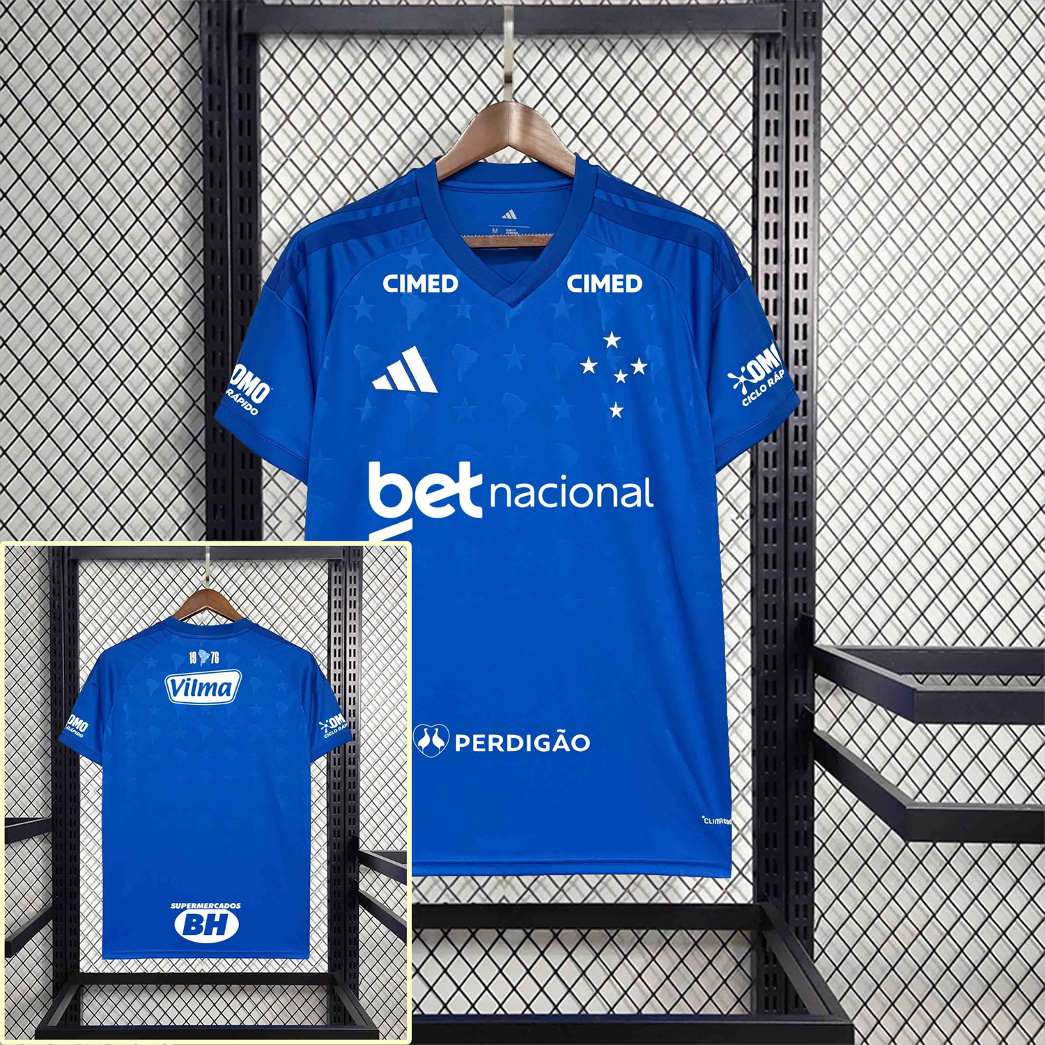 AlphaJersey-Cruzeiro 26-27 Home Jersey With All Sponsors - Fans Version