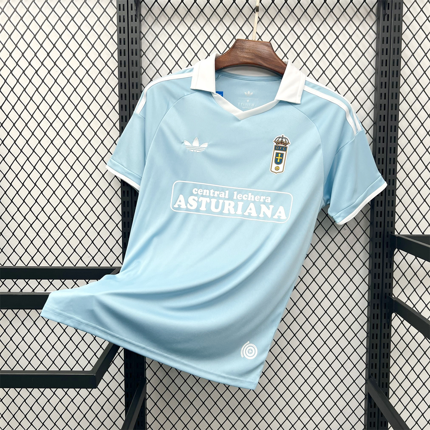 AlphaJersey-Real Oviedo 25-26 Retro Style Jersey - Fans Version
