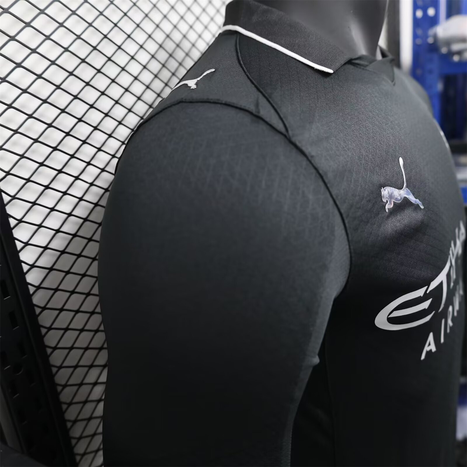 AlphaJersey-Manchester City 25-26 Away Black Long Sleeves Jersey - Player Version