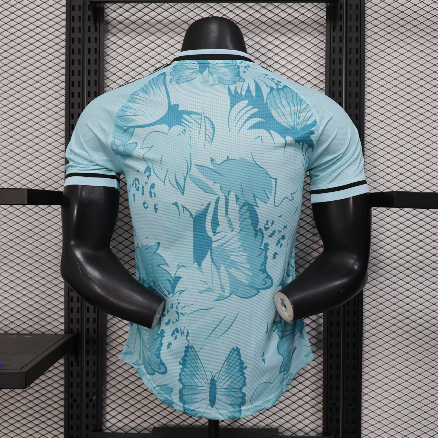AlphaJersey-Algeria 25-26 Light Blue Flower Pattern Special Edition Jersey - Player Version