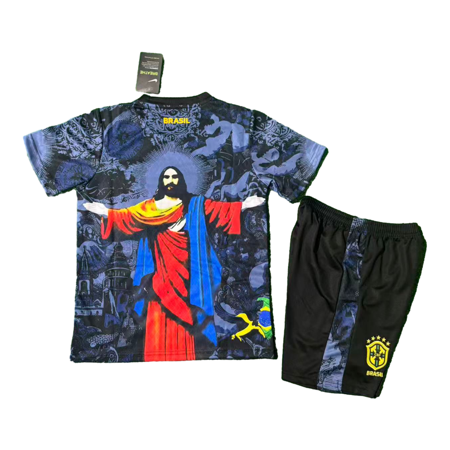 AlphaJersey-Brazil 25-26 Red Jesus Purple Special Kids Kit