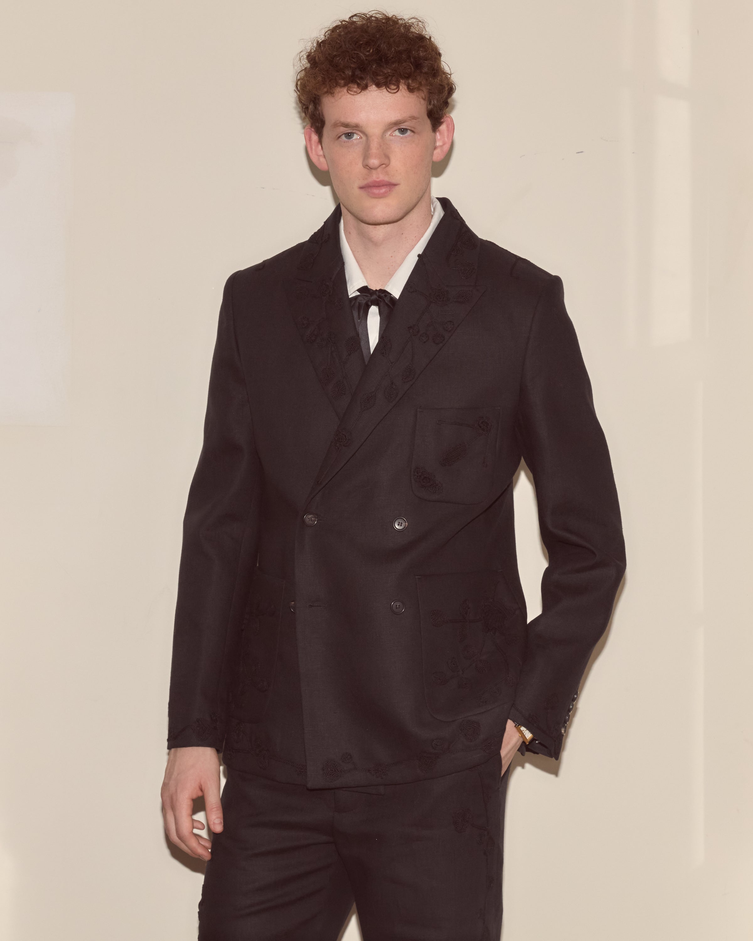 Snowdrop Linen Suit Jacket | Modern Menswear by yycbvcnbmmnbm