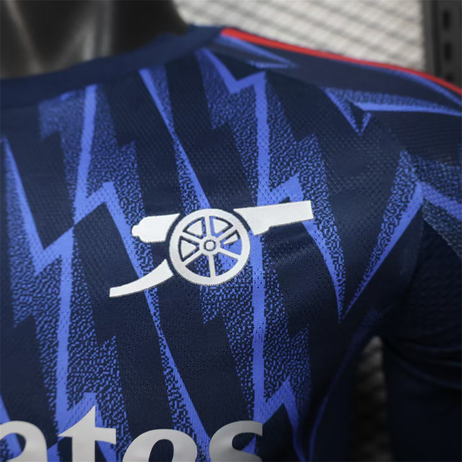 AlphaJersey-Arsenal 25-26 Away Long Blue Jersey - Player Version