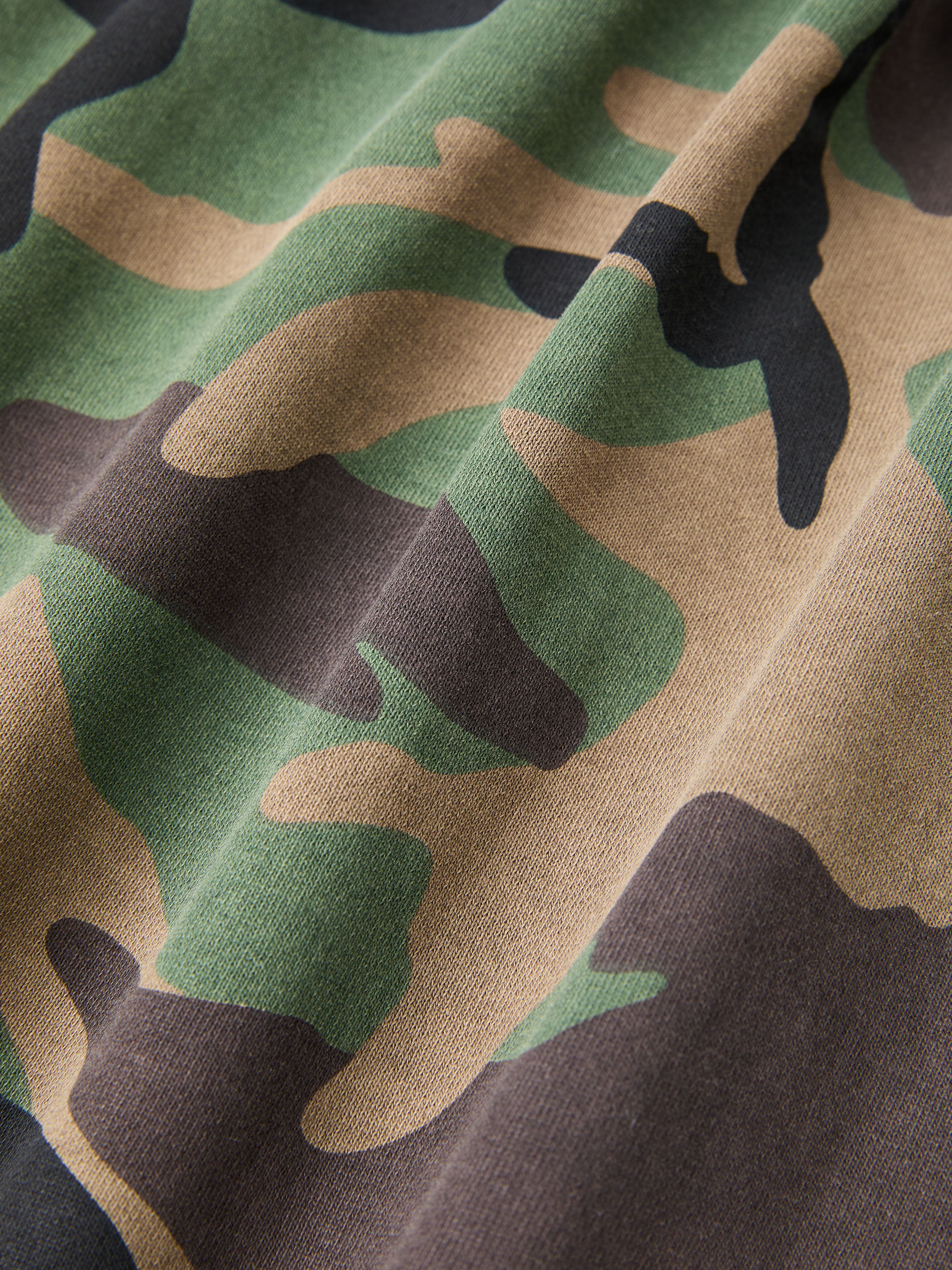 Washed Camouflage Zip Hoodie | Modern Menswear by yycbvcnbmmnbm