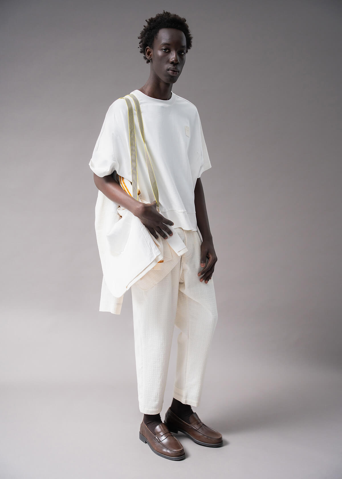 Off White Grid Pant: Boxer Fit | Modern Menswear by yycbvcnbmmnbm