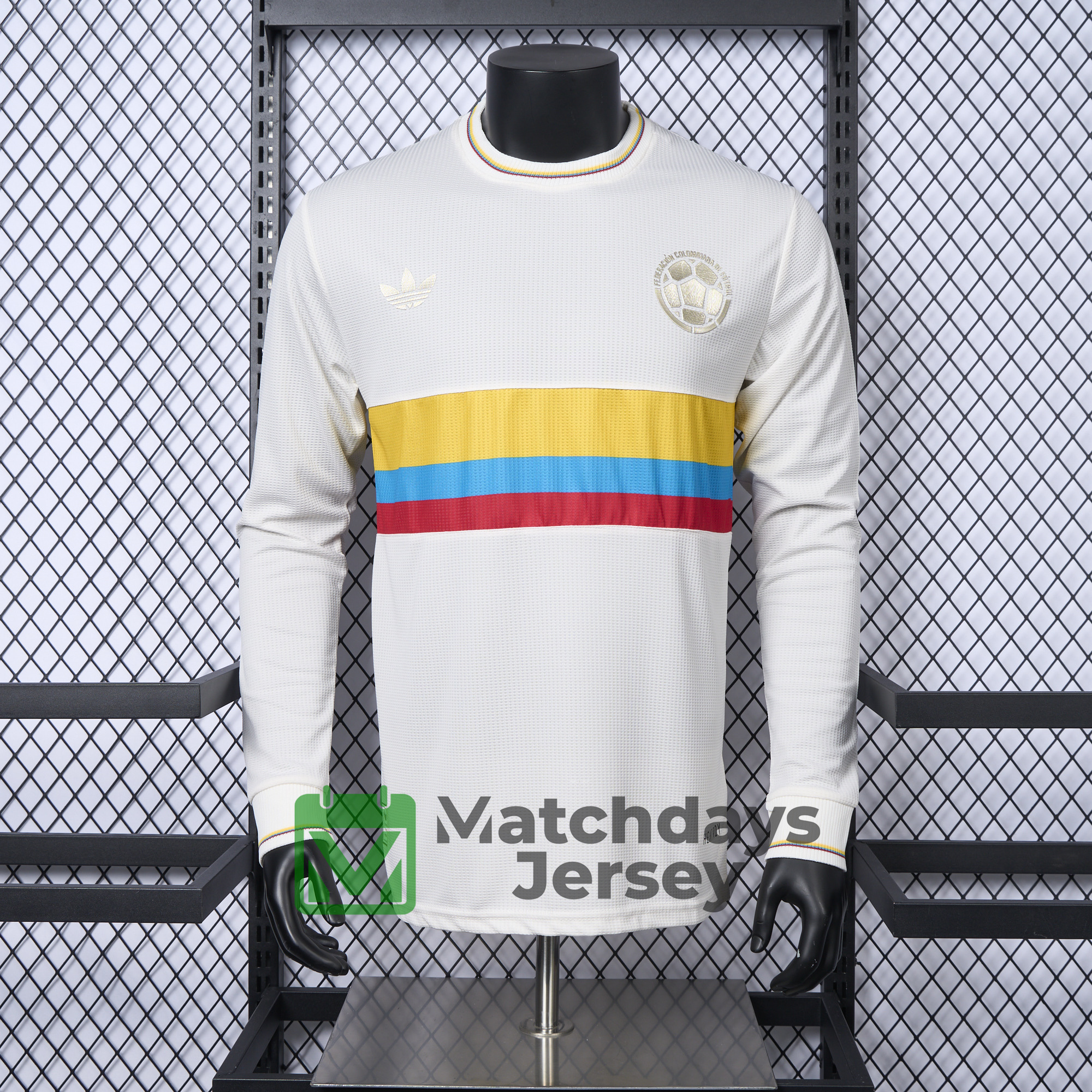 AlphaJersey-Colombia 2024 100th Anniversary Long Sleeve Jersey - Player Version