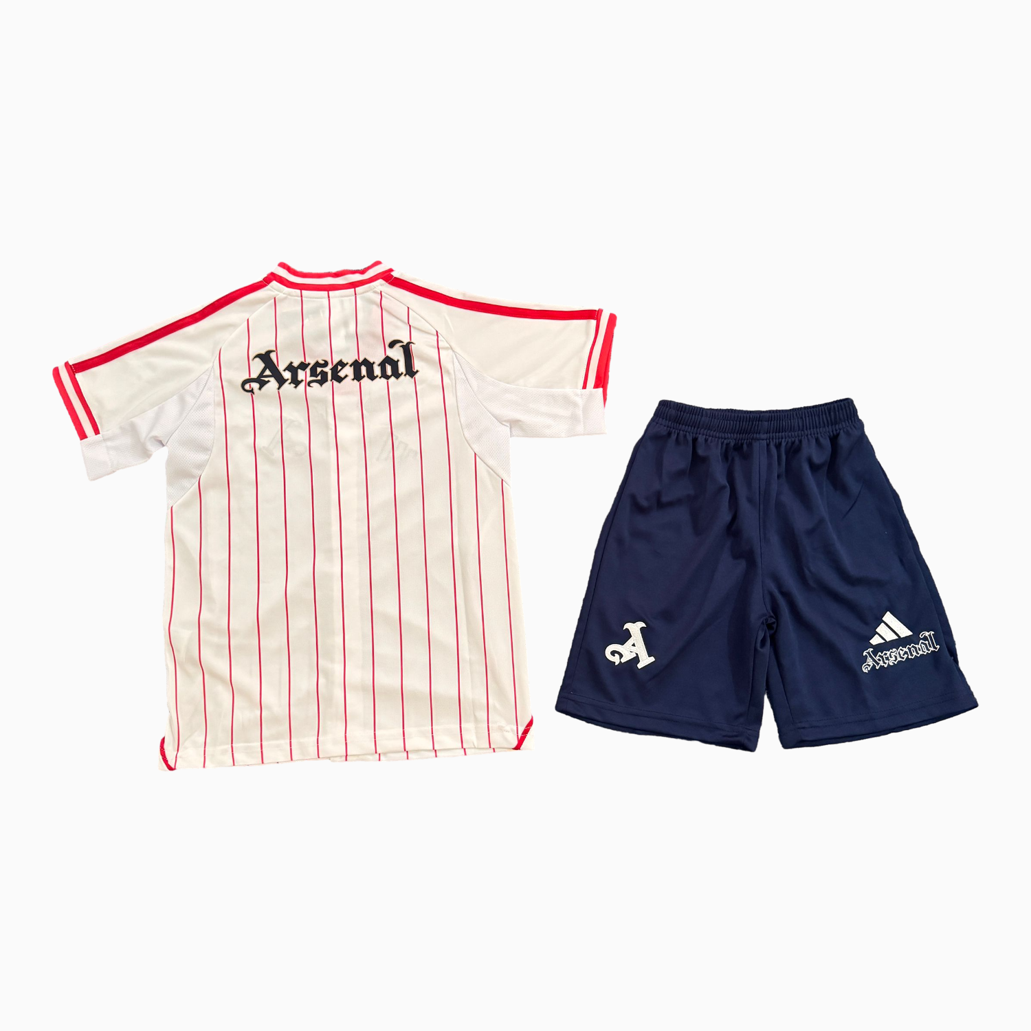 AlphaJersey-Arsenal 25-26 White Baseball Kids Kit - Player Version