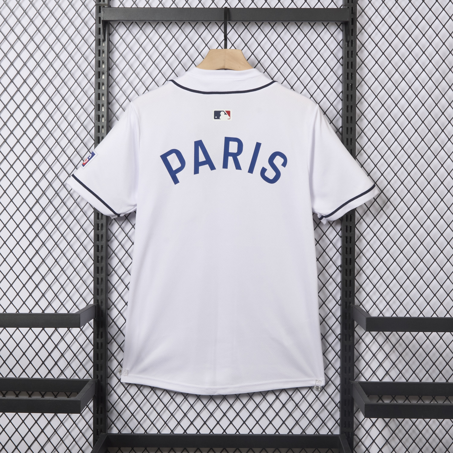 AlphaJersey-Paris Saint-Germain PSG 25-26 White Limited Baseball Jersey