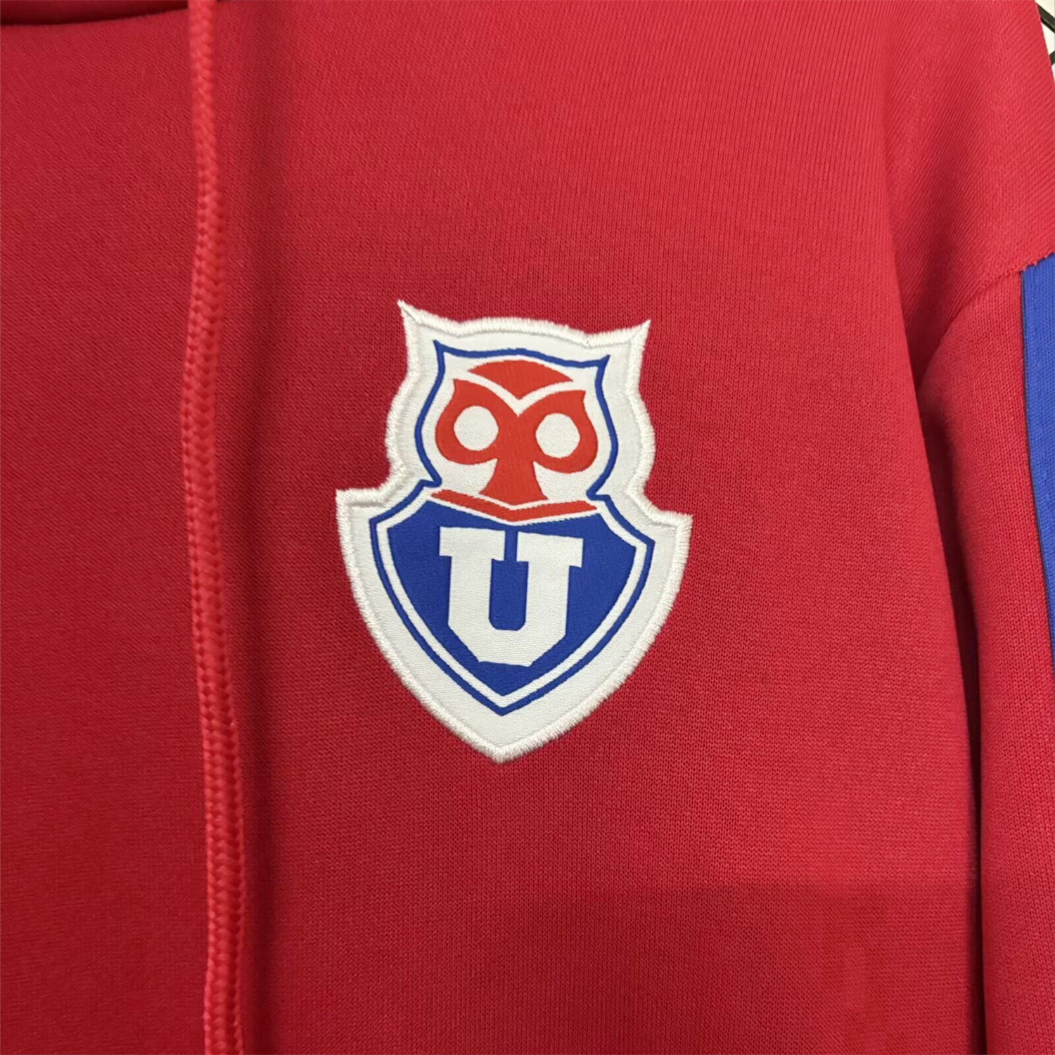 AlphaJersey-Universidad de Chile 2026 Red Unisex Pullover Hoodie