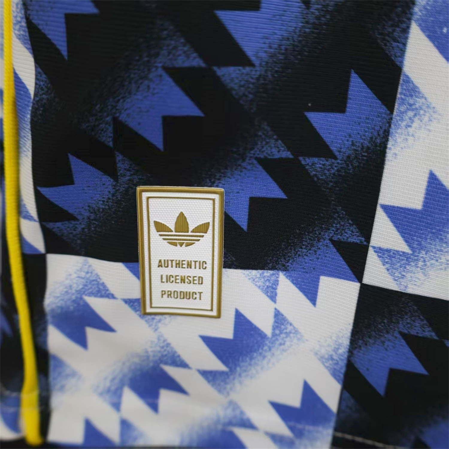 AlphaJersey-Manchester United 25-26 Blue And Black Checkerboard Special Jersey - Player Version