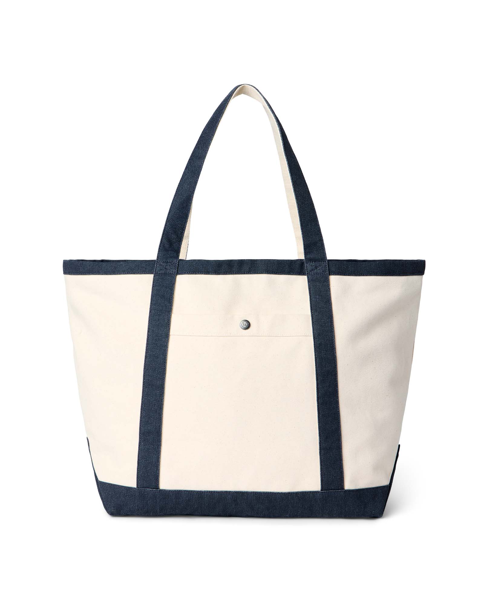 The Schooner Tote in Seeded Natural Chipped Canvas | Modern Menswear by yycbvcnbmmnbm