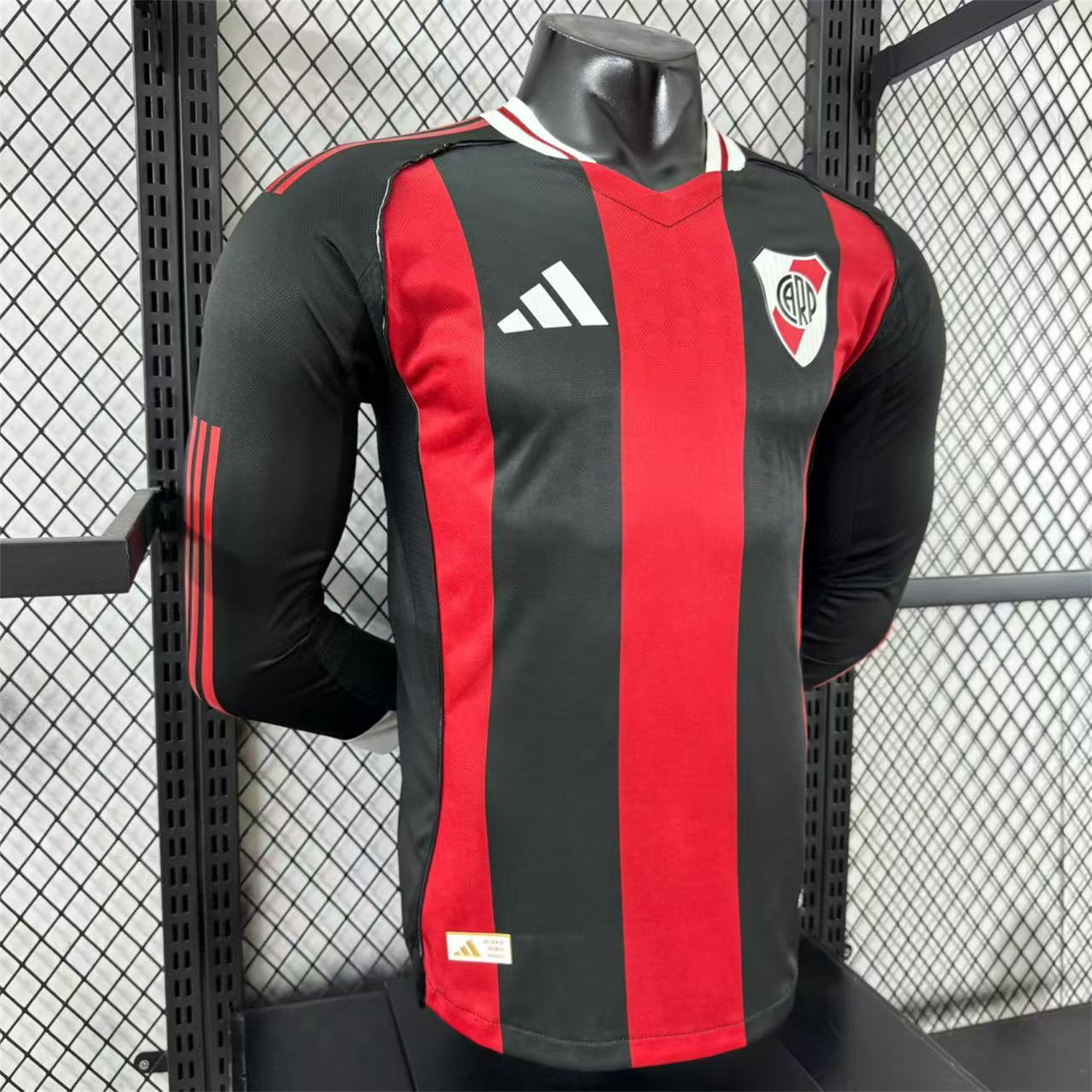 AlphaJersey-River Plate 25-26 Away Unsponsored Long Sleeves Jersey - Player Version