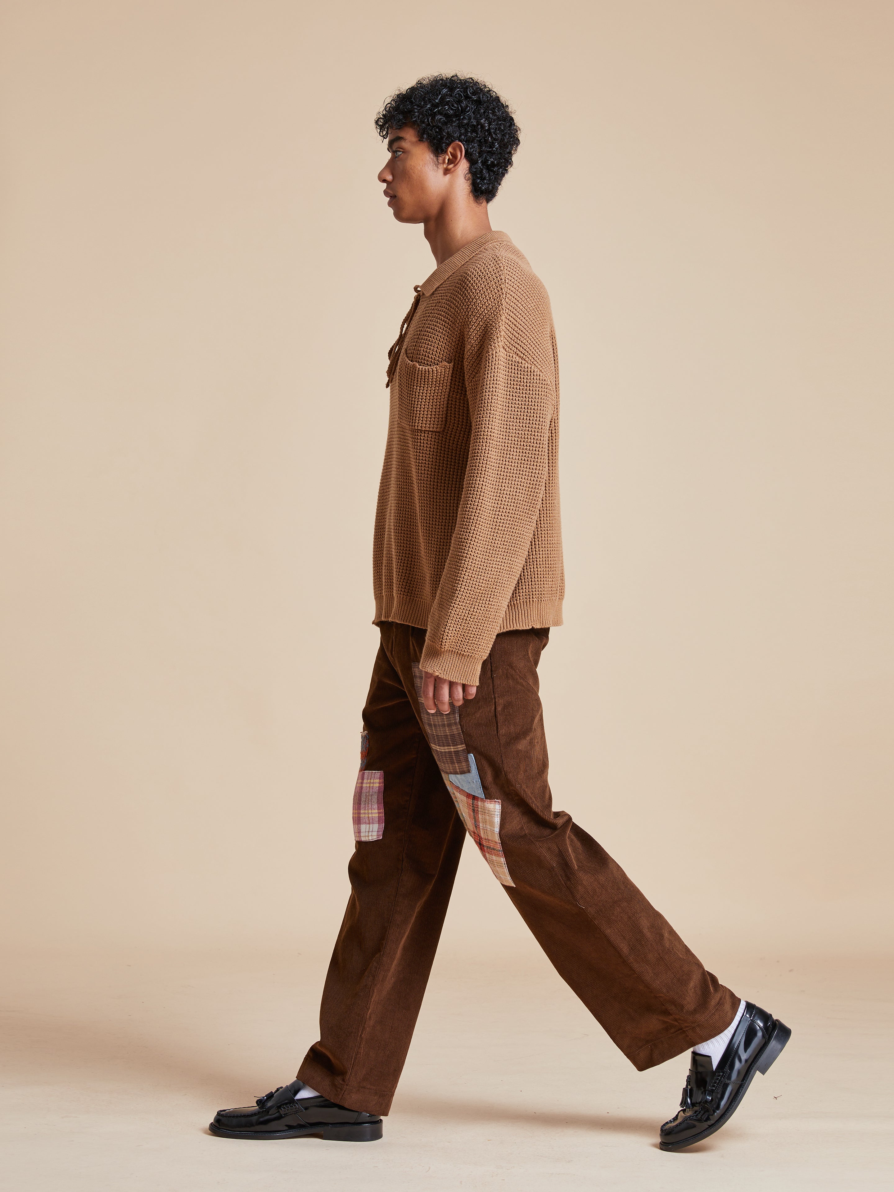 Tie-Collar Knit Sweater | Modern Menswear by yycbvcnbmmnbm