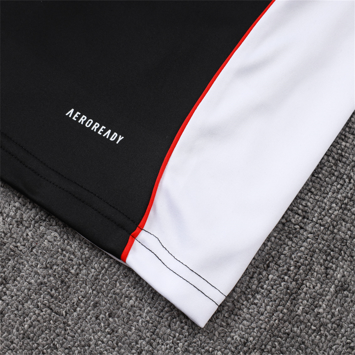 AlphaJersey-Bayern Munich 25-26 Long Sleeves Training Set - Black Top & Pants with Orange Badge