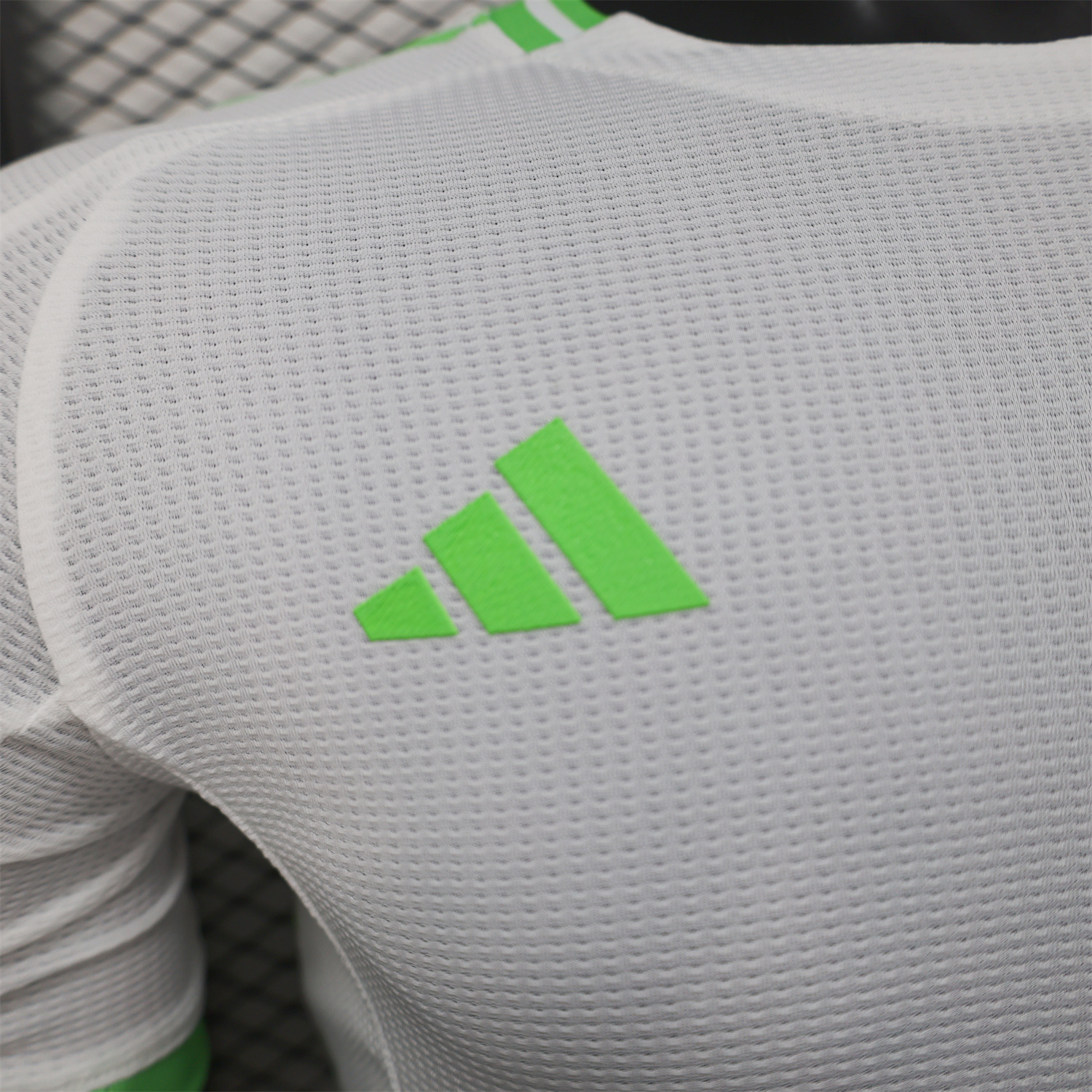 AlphaJersey-Algeria 25-26 Whie Jersey with Green - Player Version