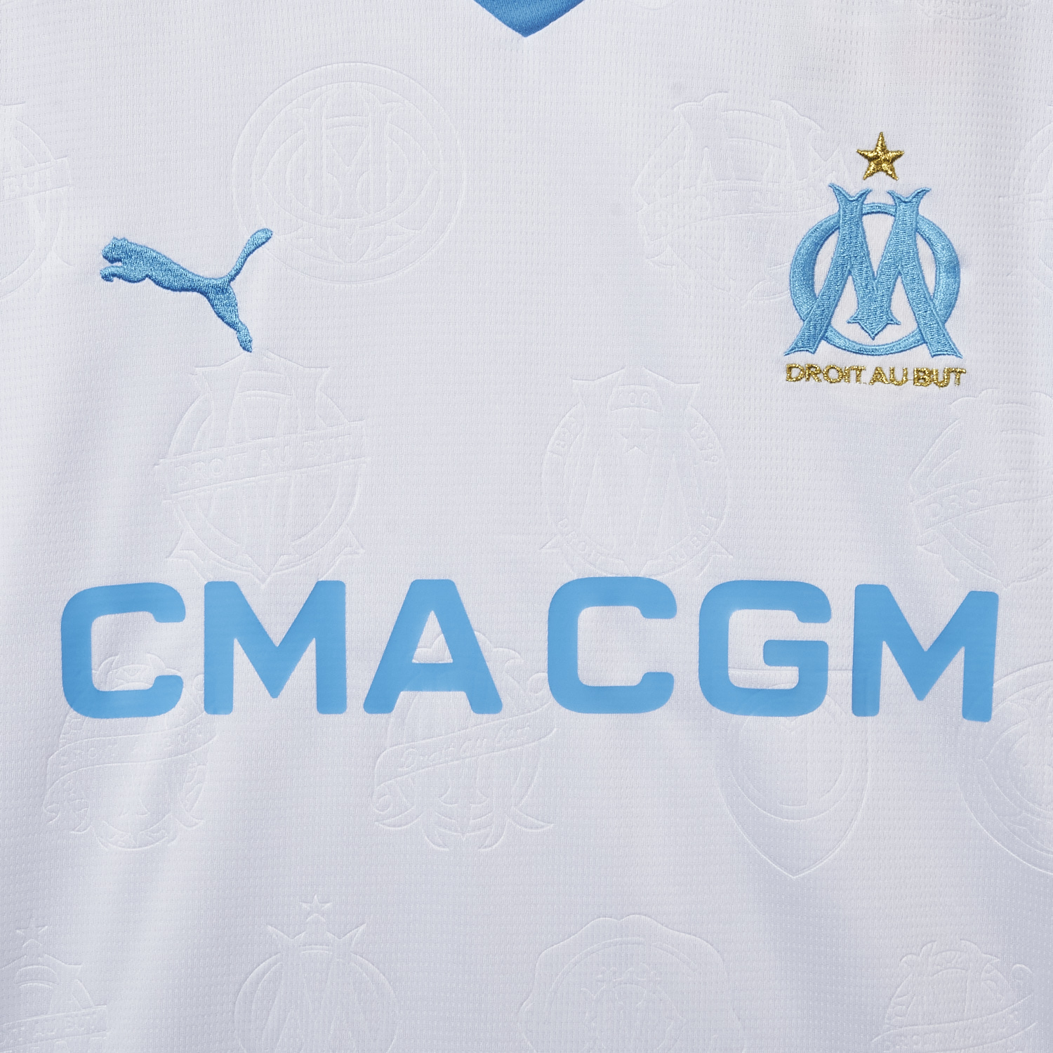 AlphaJersey-Marseille 25-26 Home Jersey - Fans Version