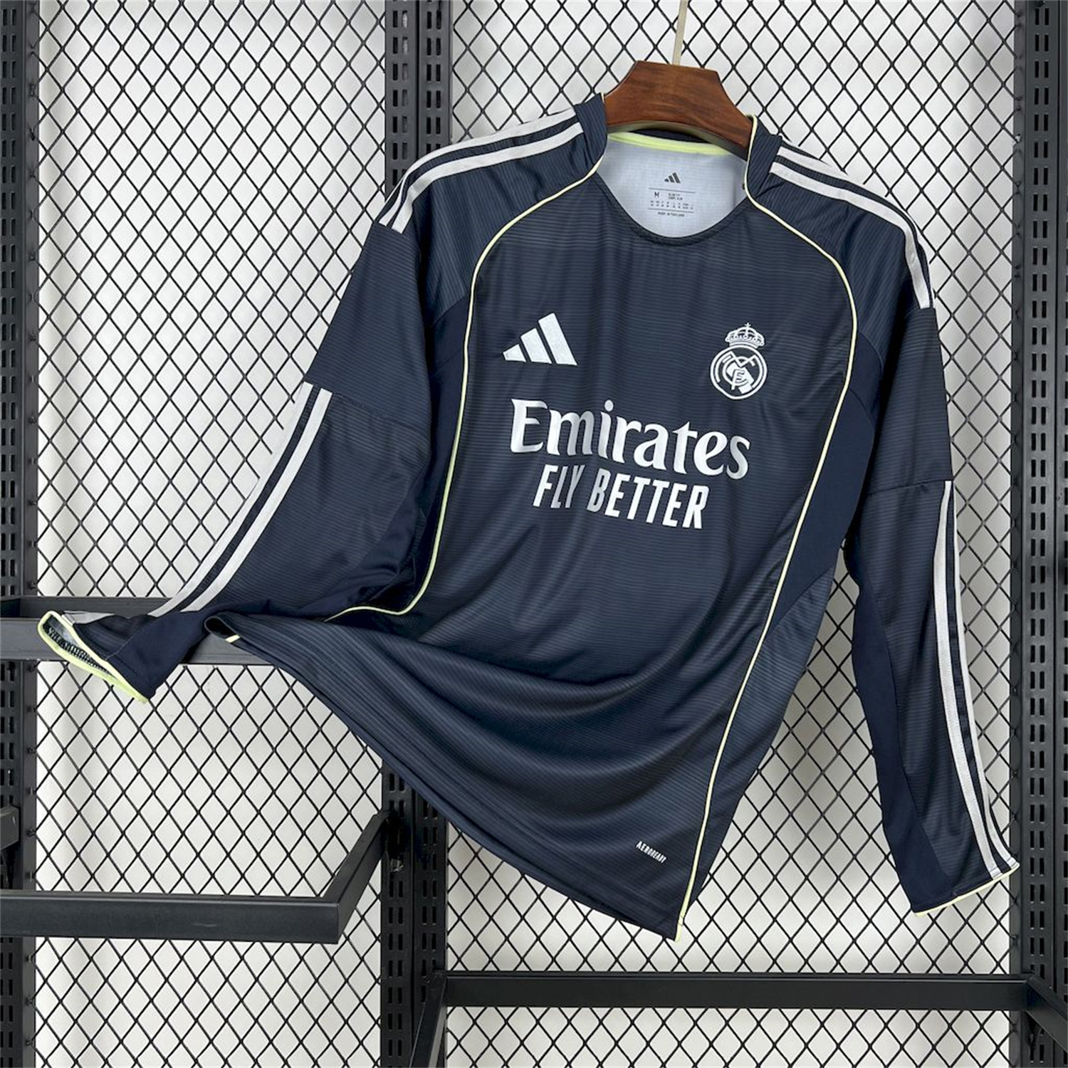 AlphaJersey-Real Madrid 25-26 Away Long Sleeves Jersey - Fans Version