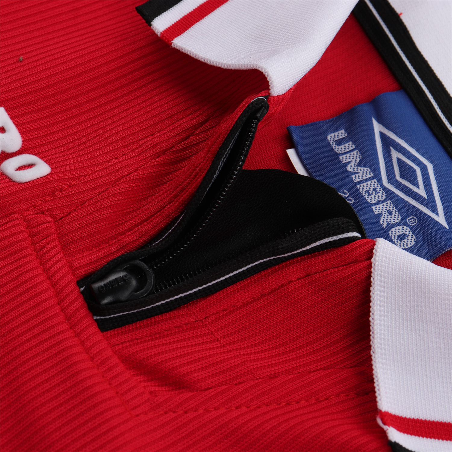 AlphaJersey-Retro Manchester United 1998-99 Home Long Sleeves Kids Kit