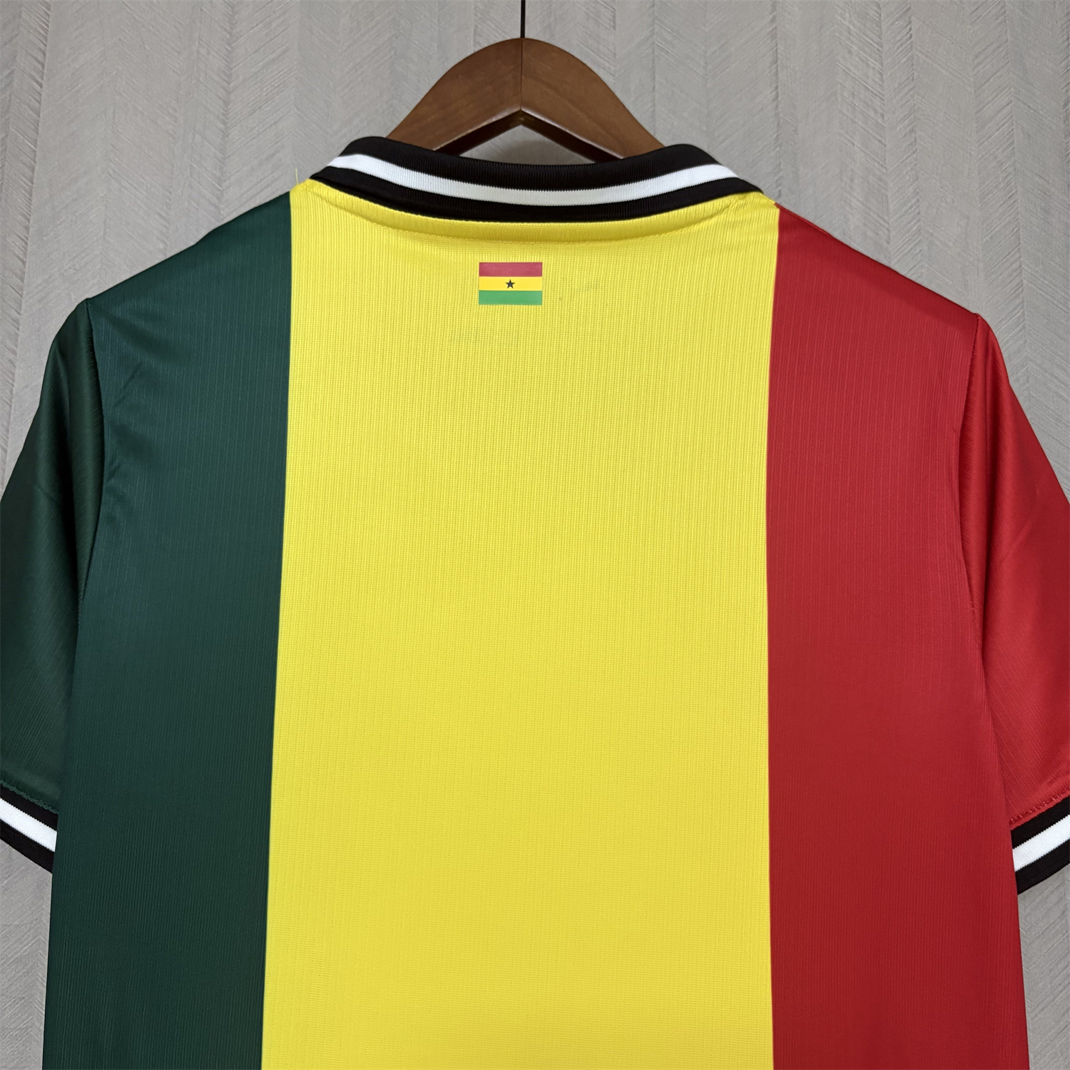 AlphaJersey-Ghana 2026 Red Yellow Green Jersey - Fans Version