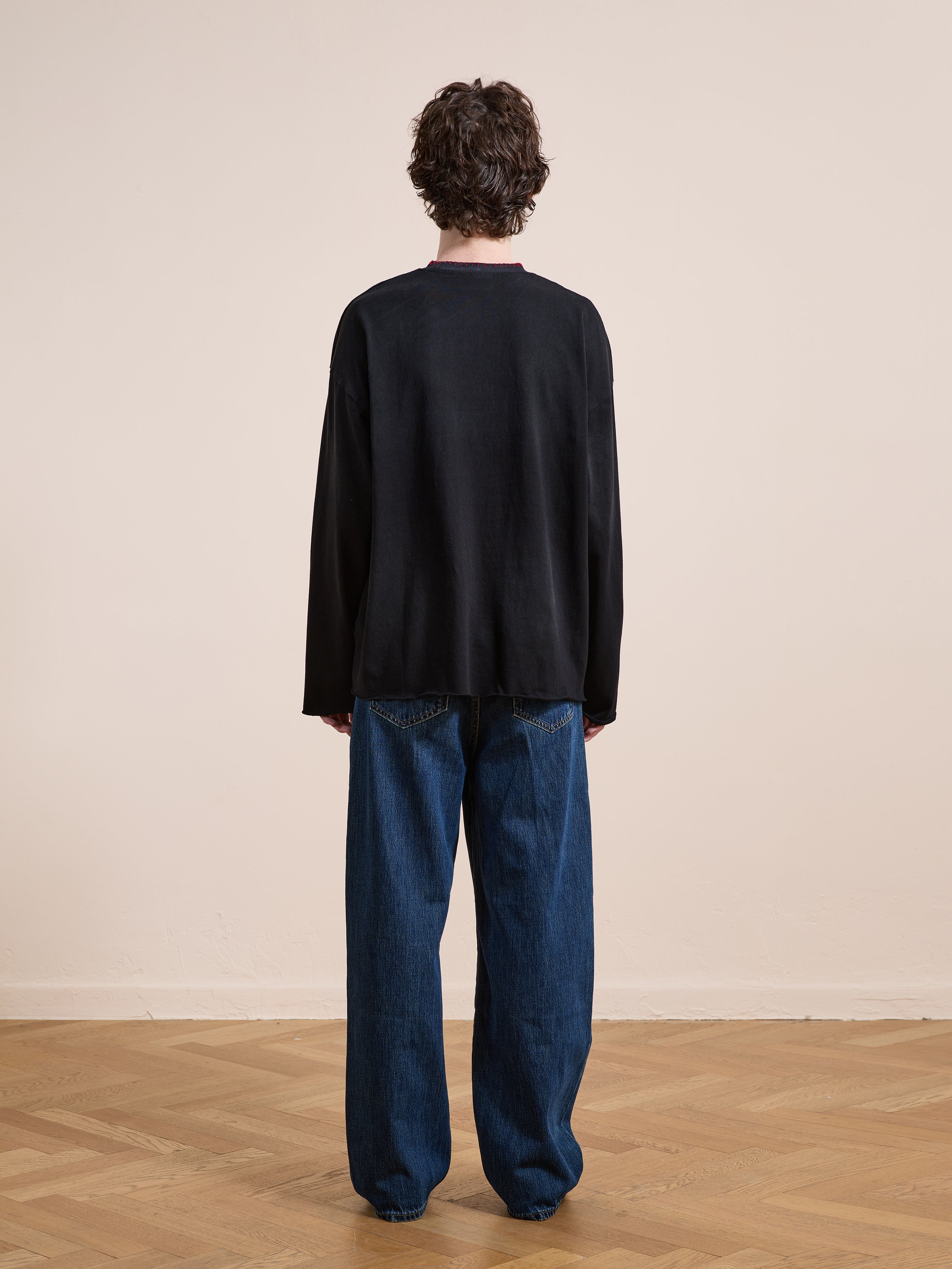 Embroidered Patches LS Tee | Modern Menswear by yycbvcnbmmnbm