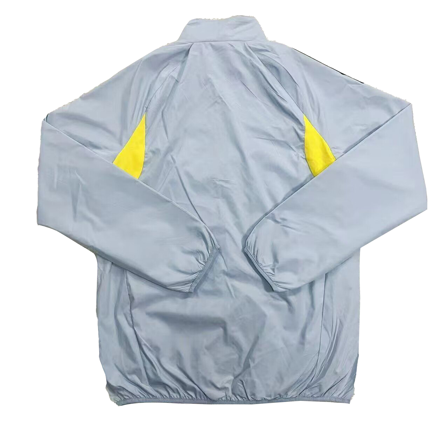 AlphaJersey-Aston Villa 25-26 Throwback Windbreaker Jacket - Grey Blue