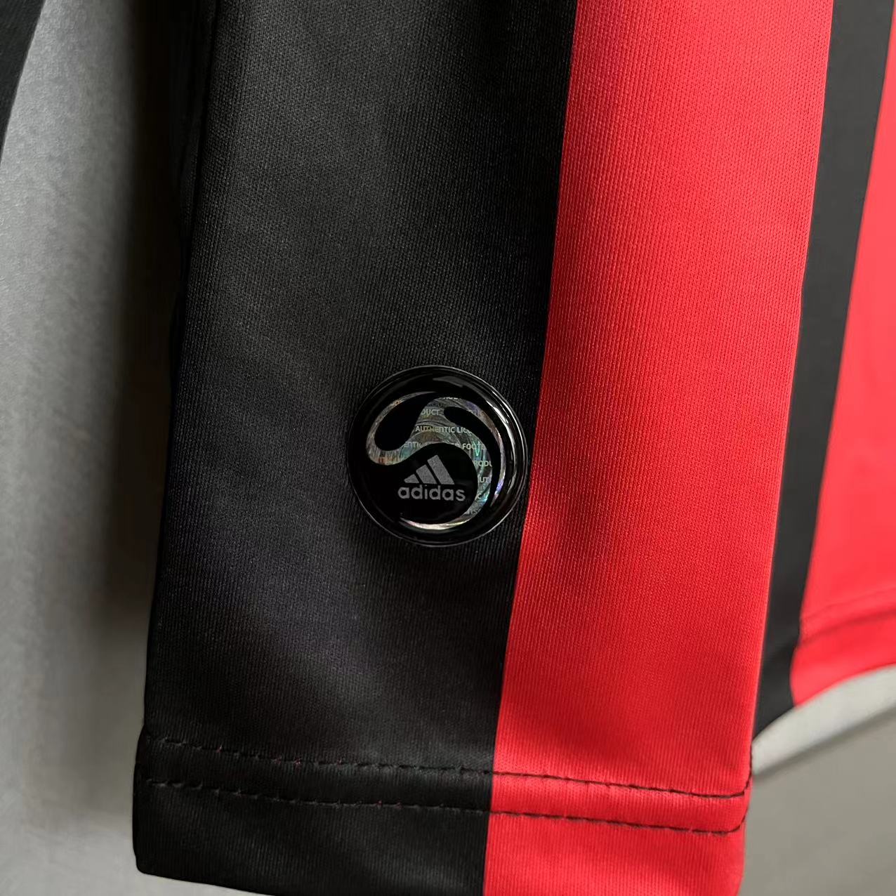 AlphaJersey-Retro AC Milan 2008-09 Home Long Sleeve Jersey