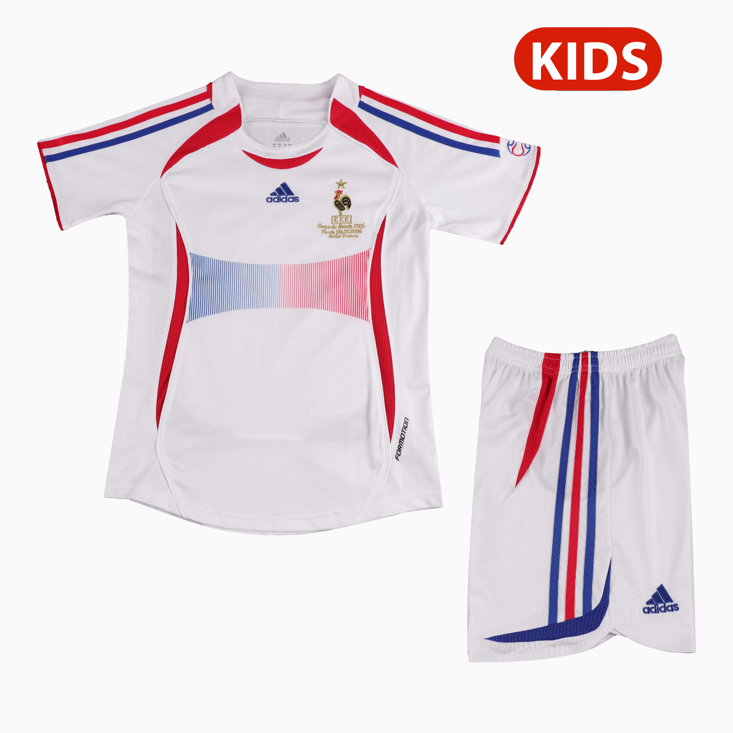 AlphaJersey-Retro France 2006 Away Kids Kit