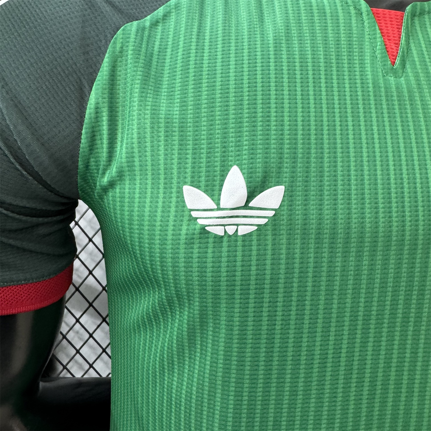 AlphaJersey-Algeria 2026 Away Green Jersey - Player Version
