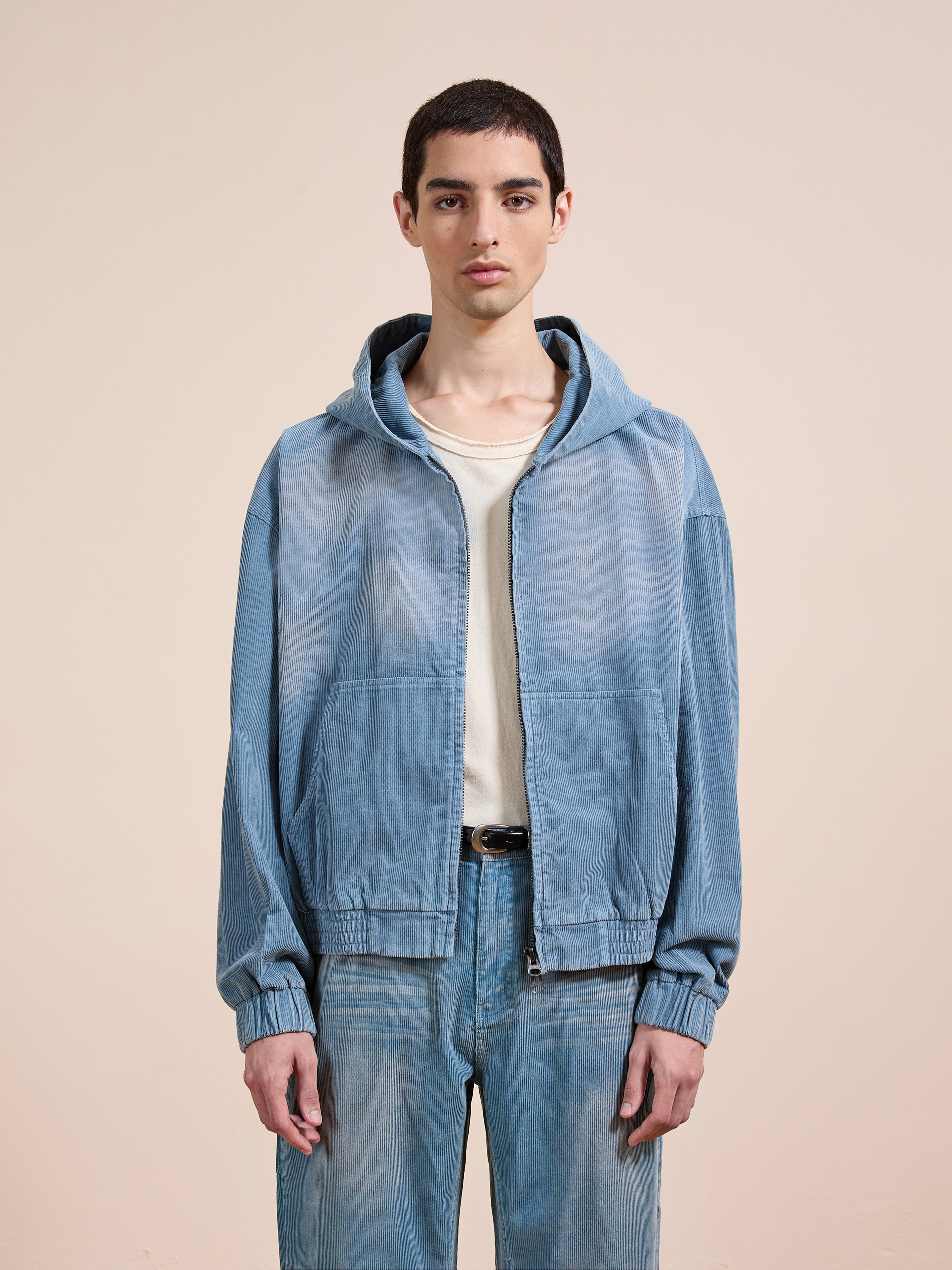 Corduroy Zip Up Hoodie | Modern Menswear by yycbvcnbmmnbm