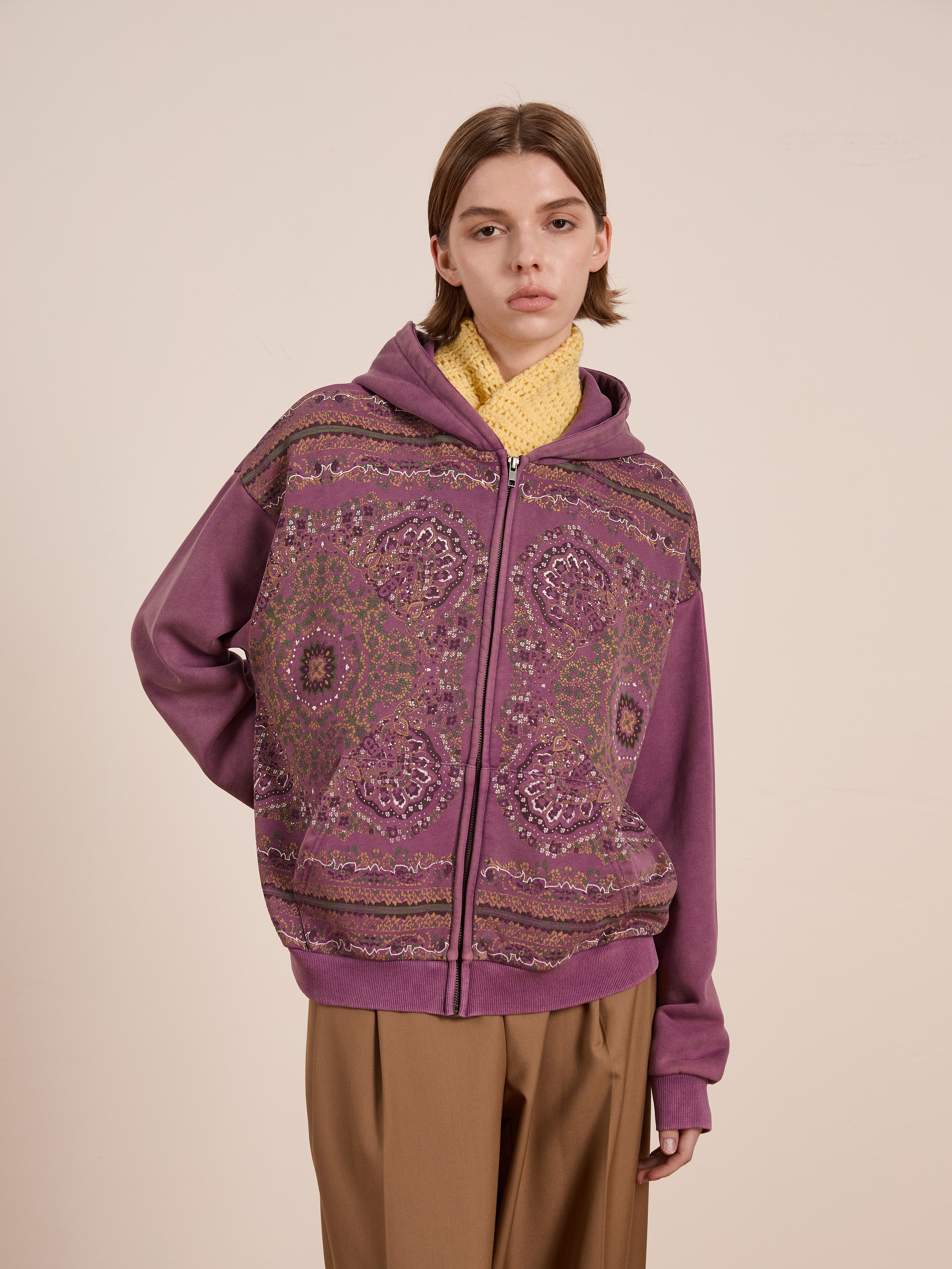 Motif Zip-Up Hoodie | Modern Menswear by yycbvcnbmmnbm
