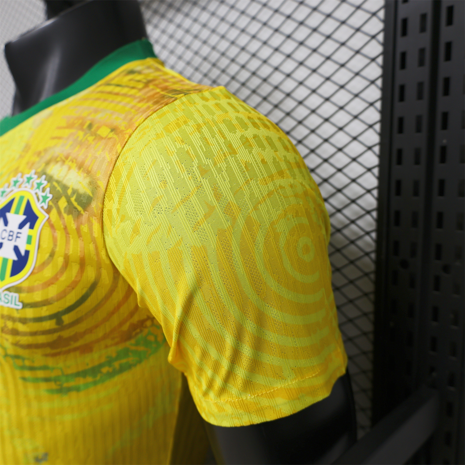 AlphaJersey-Brazil 2026 Yellow Waves Special Jersey - Player Version