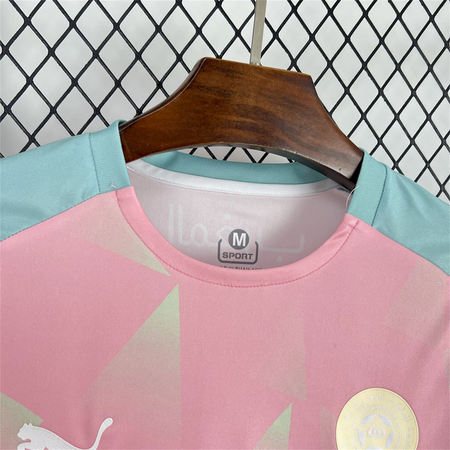 AlphaJersey-Morocco 25-26 Pink Blue Special Edition Jersey - Fans Version