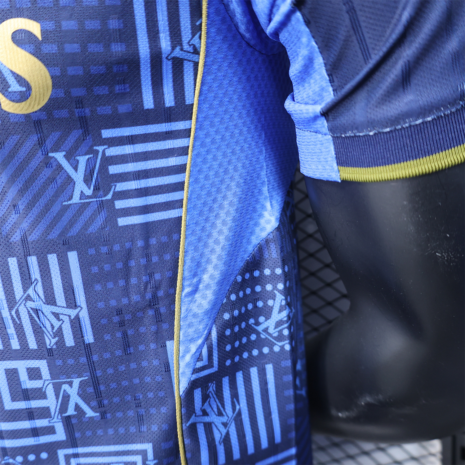 AlphaJersey-Real Madrid 25-26 Blue Gold Special Edition Jersey - Player Version