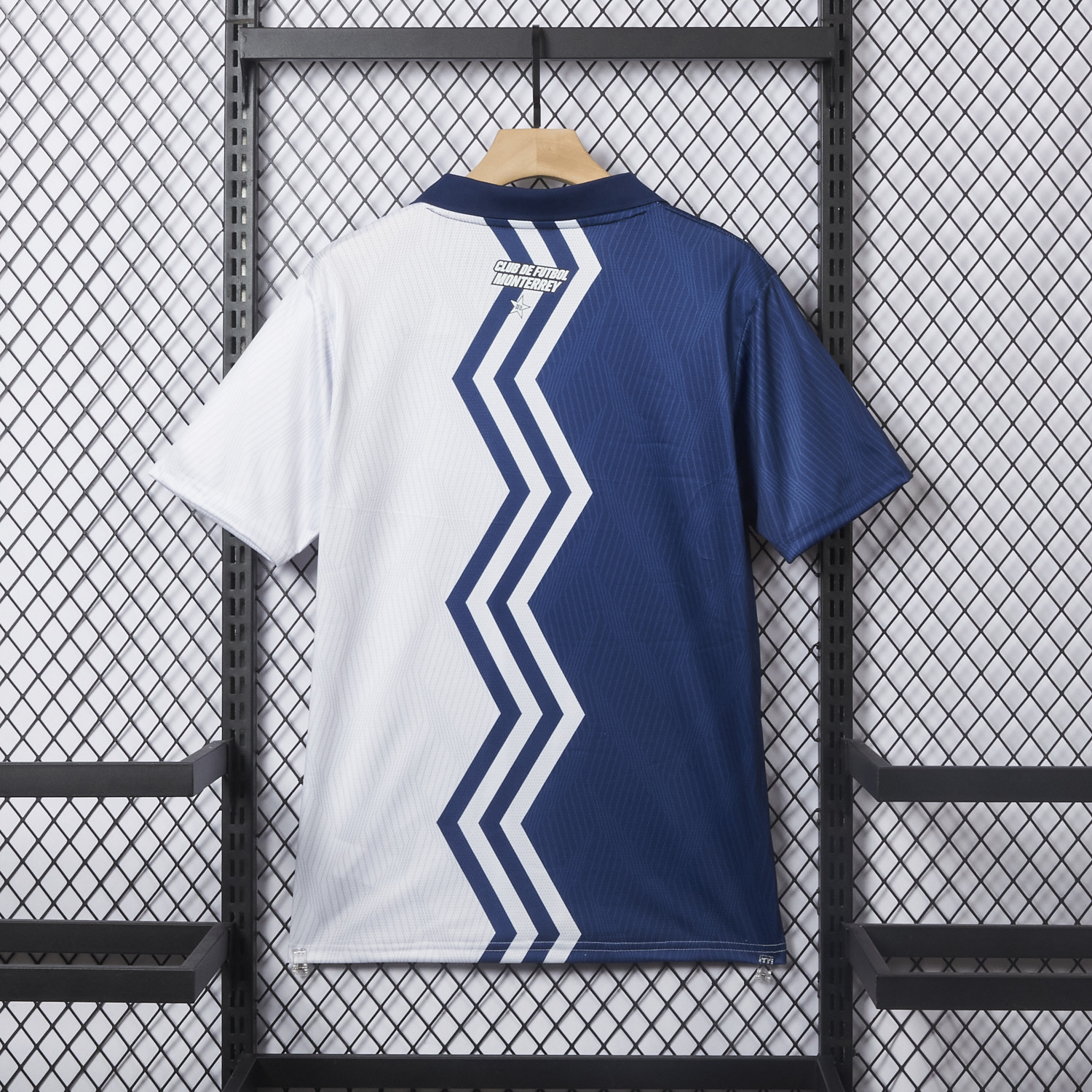 AlphaJersey-Rayados Monterrey 25-26 Blue And White Half Special Jersey - Fans Version