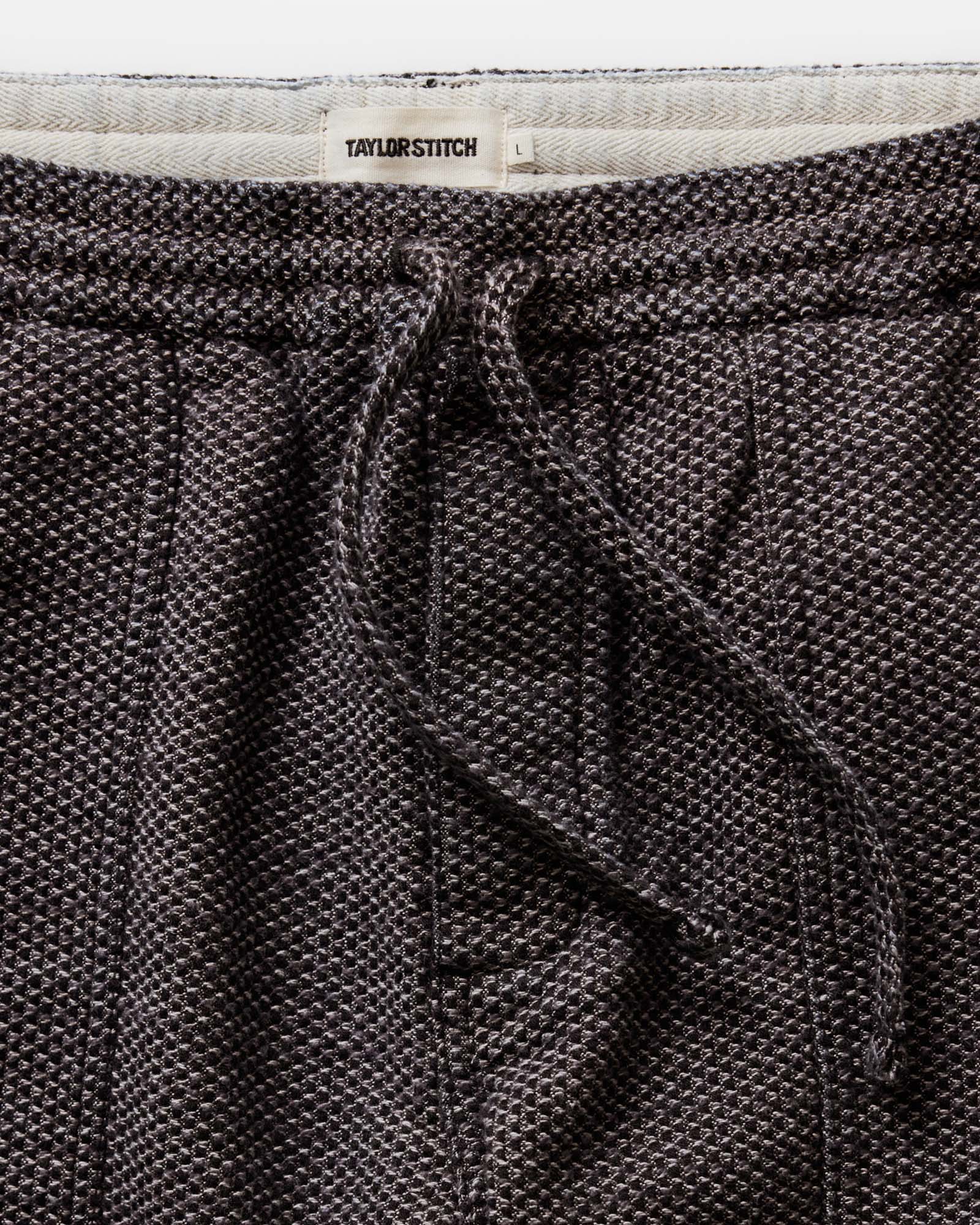 The Breakwater Pant in Charcoal Sashiko | Modern Menswear by yycbvcnbmmnbm