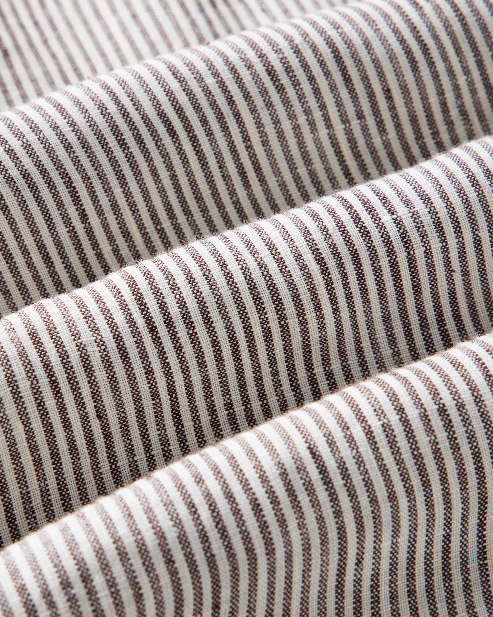 The Jack in Burgundy University Stripe Linen | Modern Menswear by yycbvcnbmmnbm