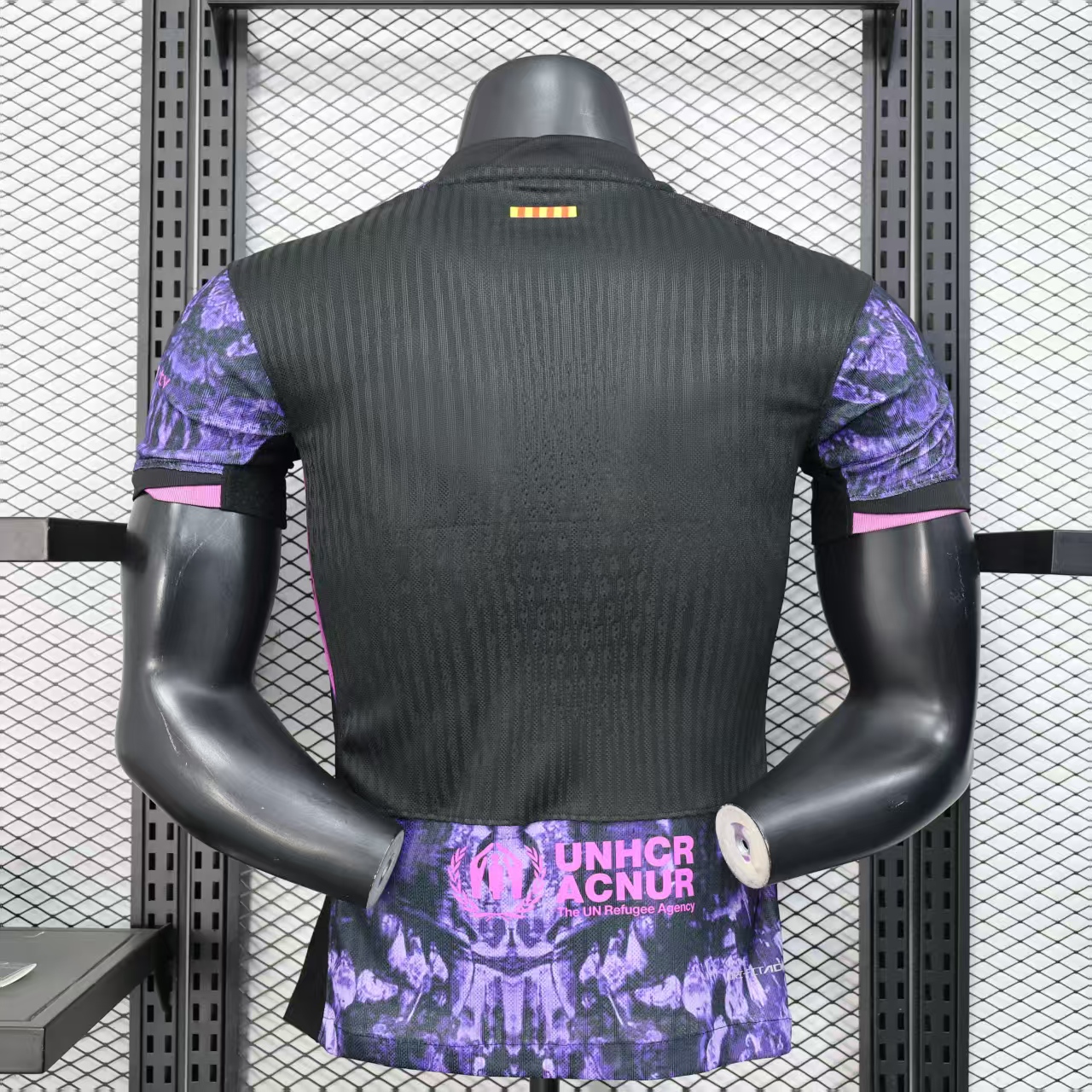 AlphaJersey-Barcelona 25-26 Purple Rock Pattern Jersey - Player Version