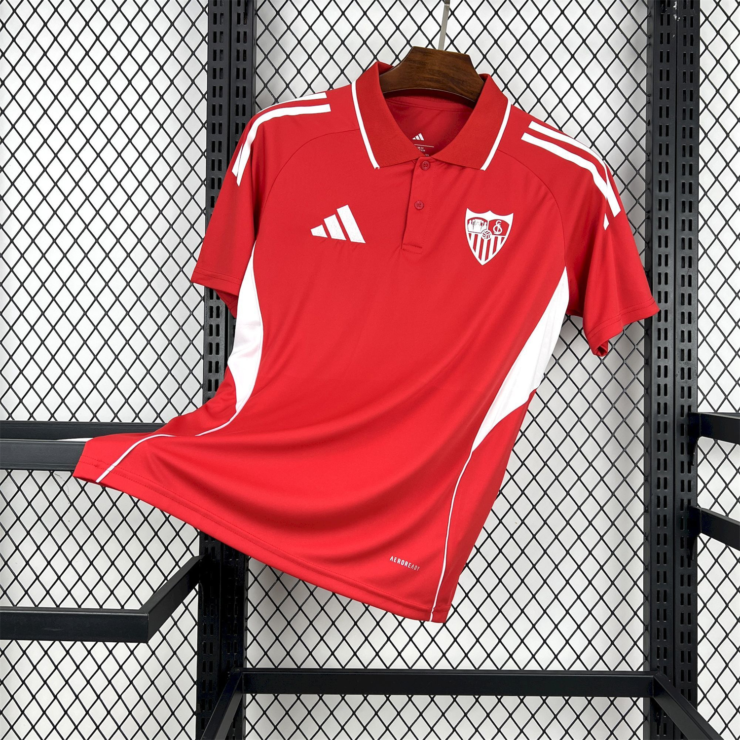 AlphaJersey-Sevilla 25-26 Red Travel Special Jersey - Fans Version