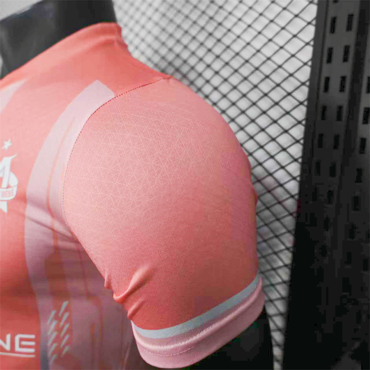 AlphaJersey-Marseille 25-26 Pink Stripes Special Jersey - Player Version