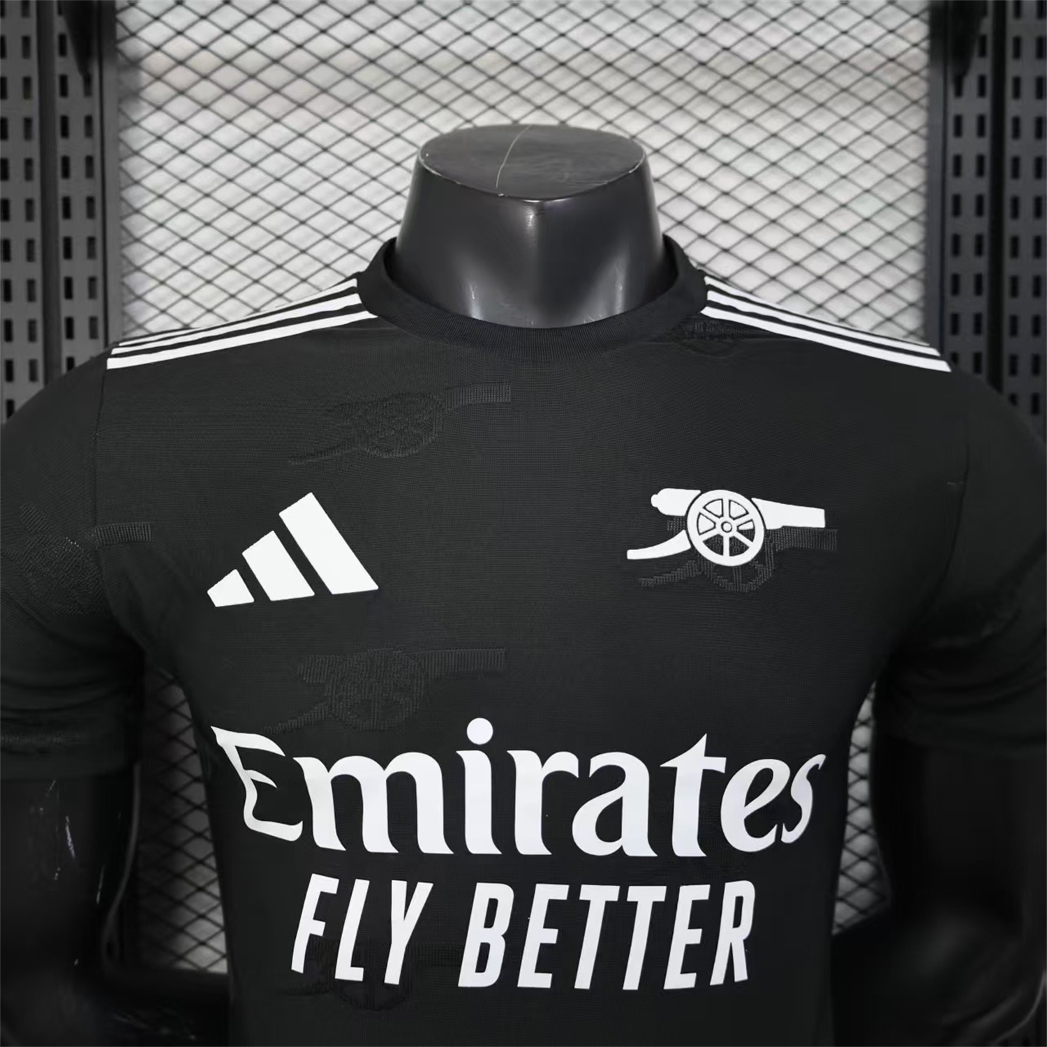 AlphaJersey-Arsenal 25-26 Pure Black Special Jersey - Player Version