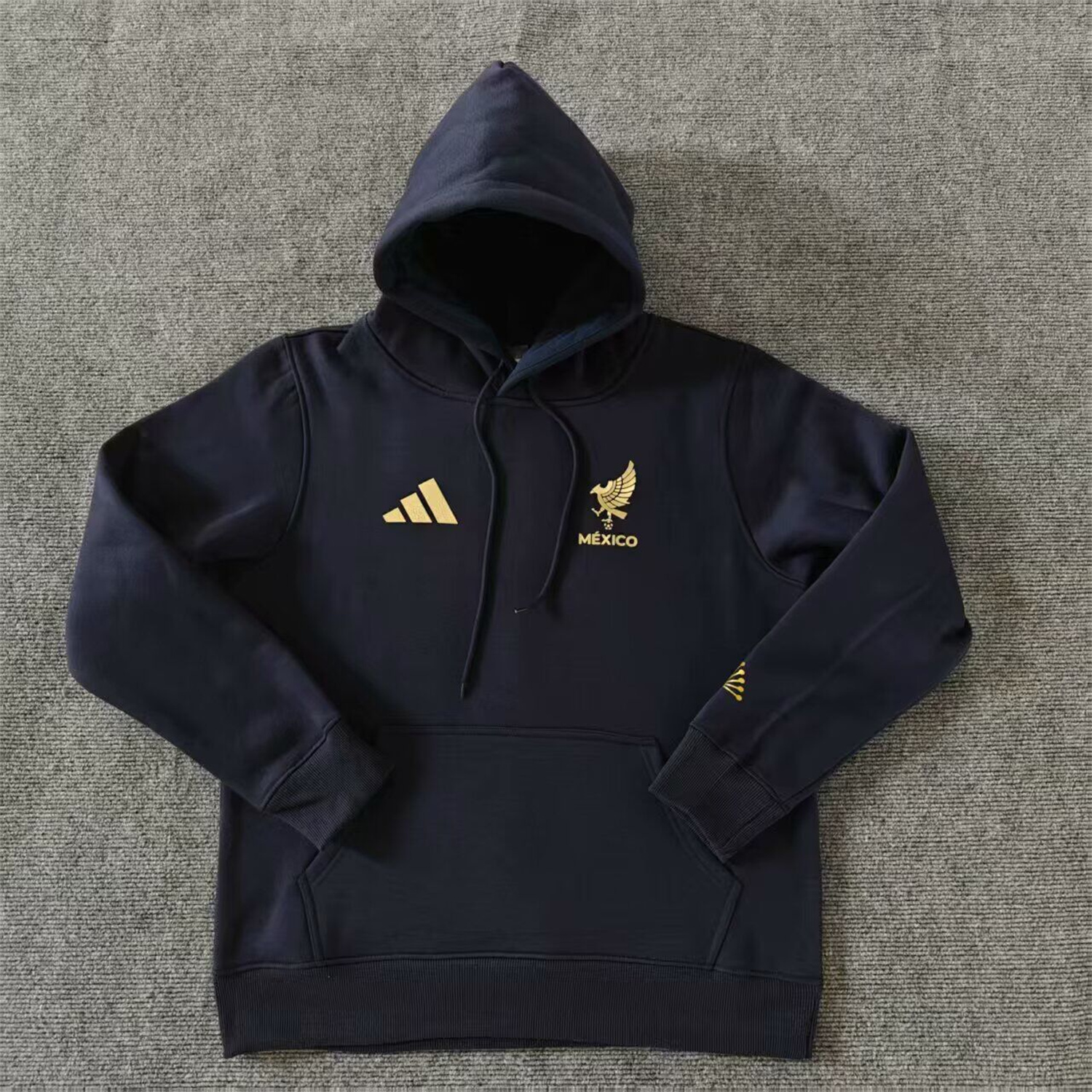 AlphaJersey-Mexico 2025 Gold Cup Black Special Edition Unisex Pullover Hoodie