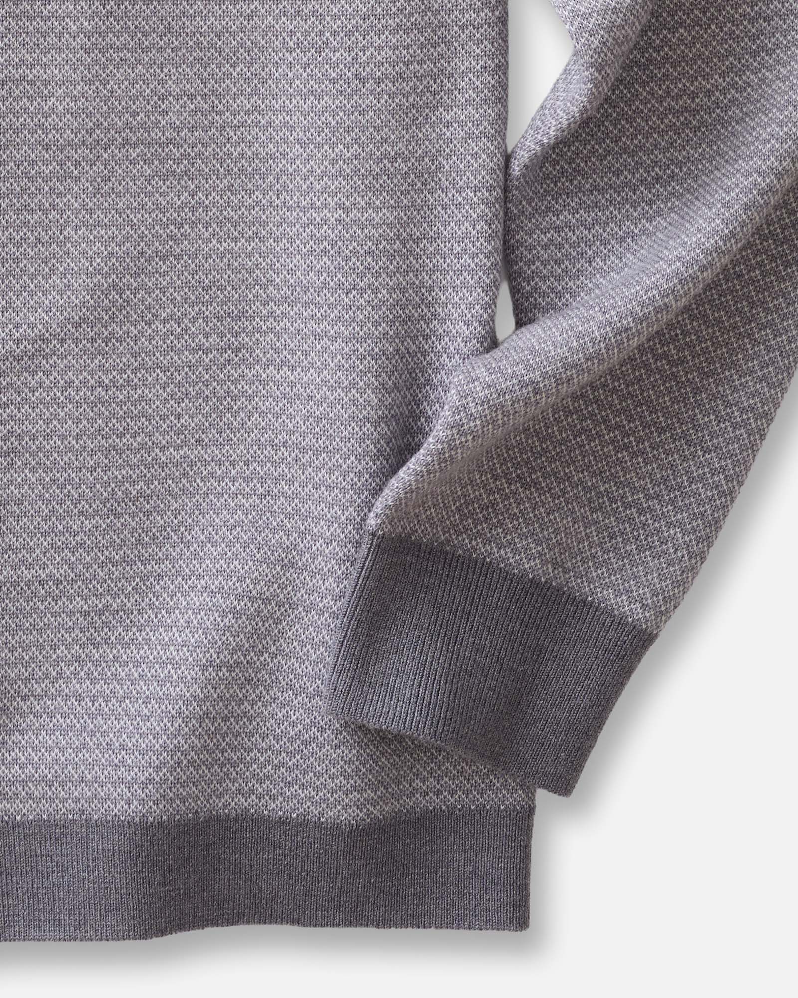 The Nichols Polo in Heather Grey Birdseye Merino | Modern Menswear by yycbvcnbmmnbm