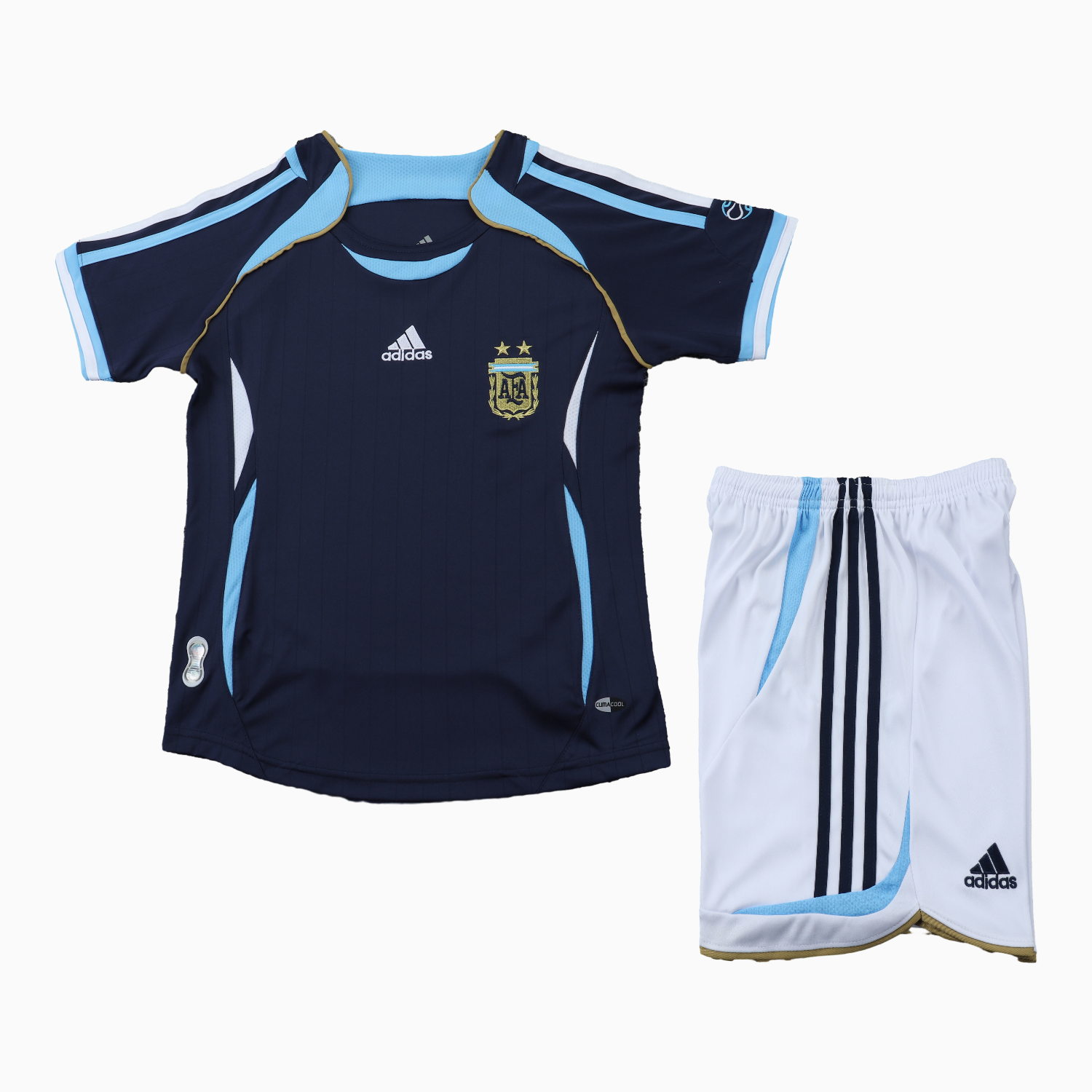 AlphaJersey-Retro Argentina 2006 Away Kids Kit