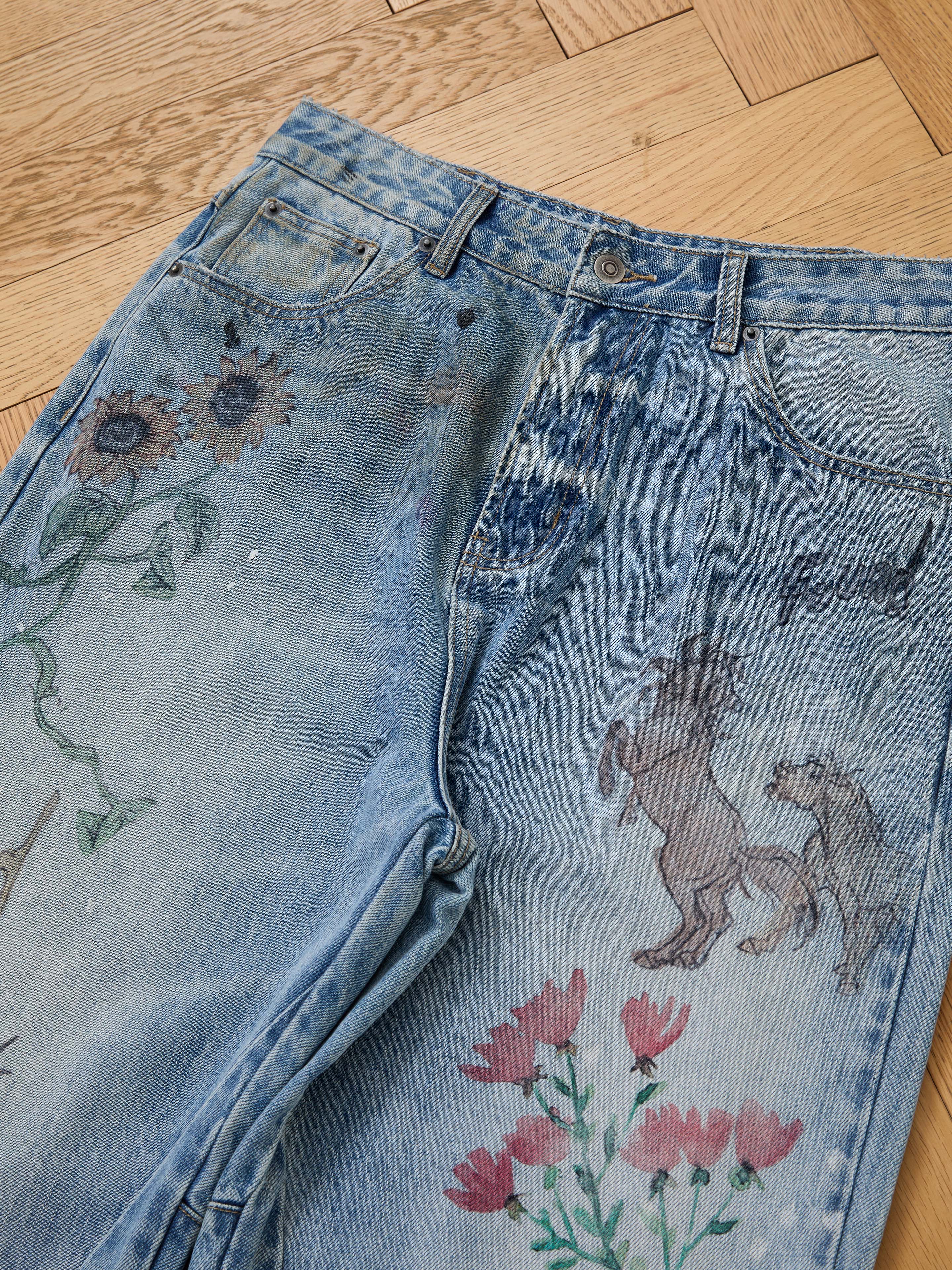 Hand Art Jeans | Modern Menswear by yycbvcnbmmnbm