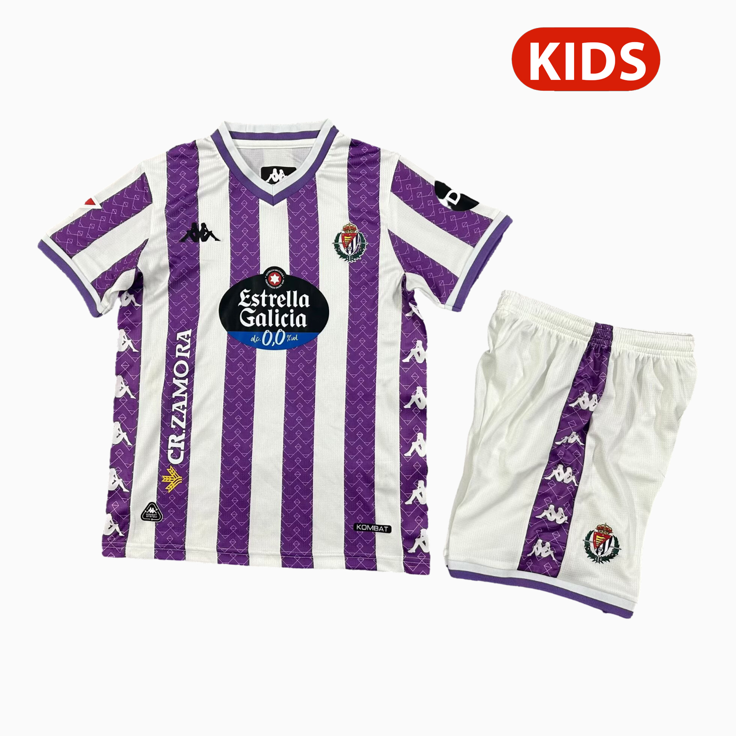 AlphaJersey-Real Valladolid 25-26 Home Kids Kit