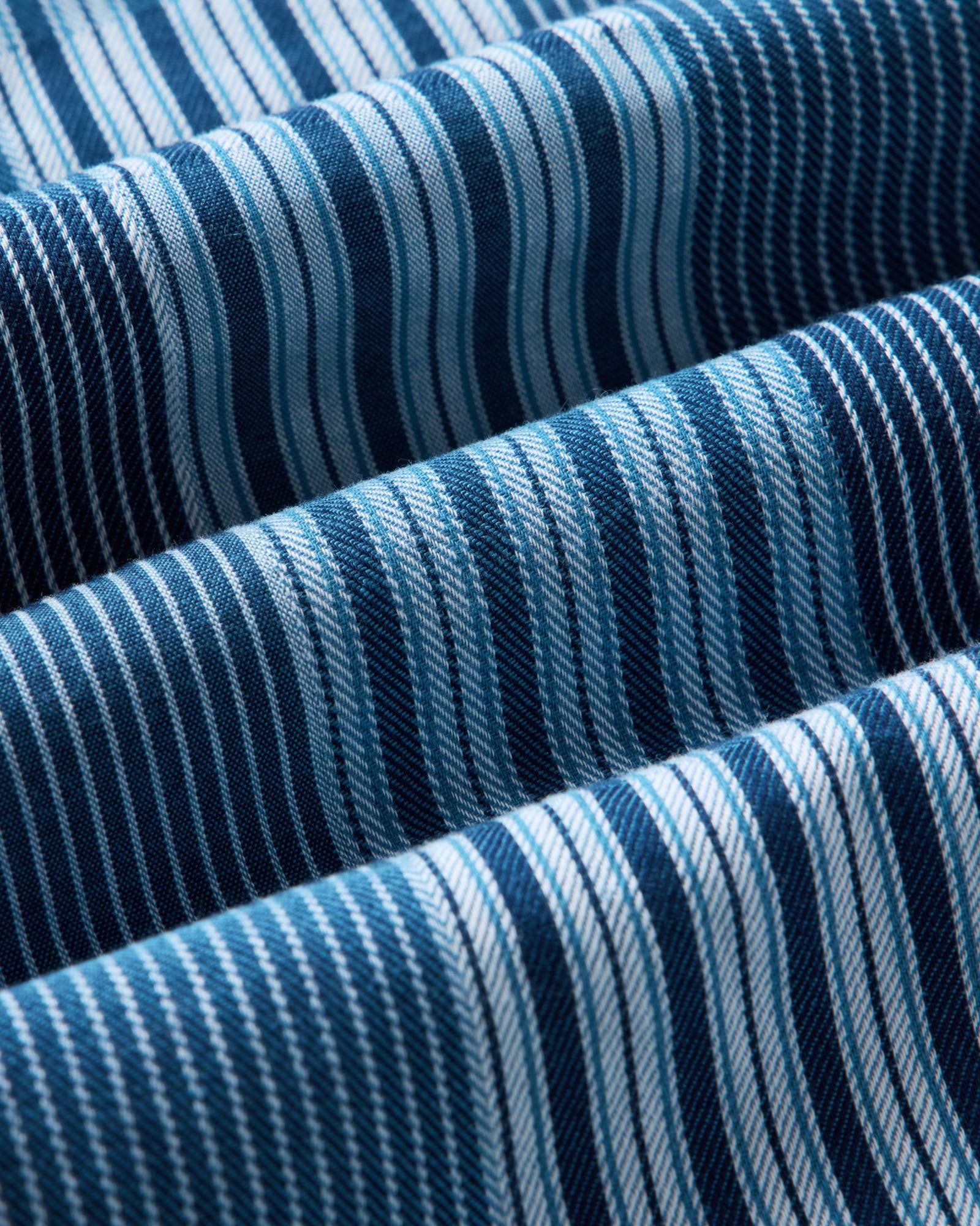 The Hawthorne Shirt in Indigo Patchwork | Modern Menswear by yycbvcnbmmnbm